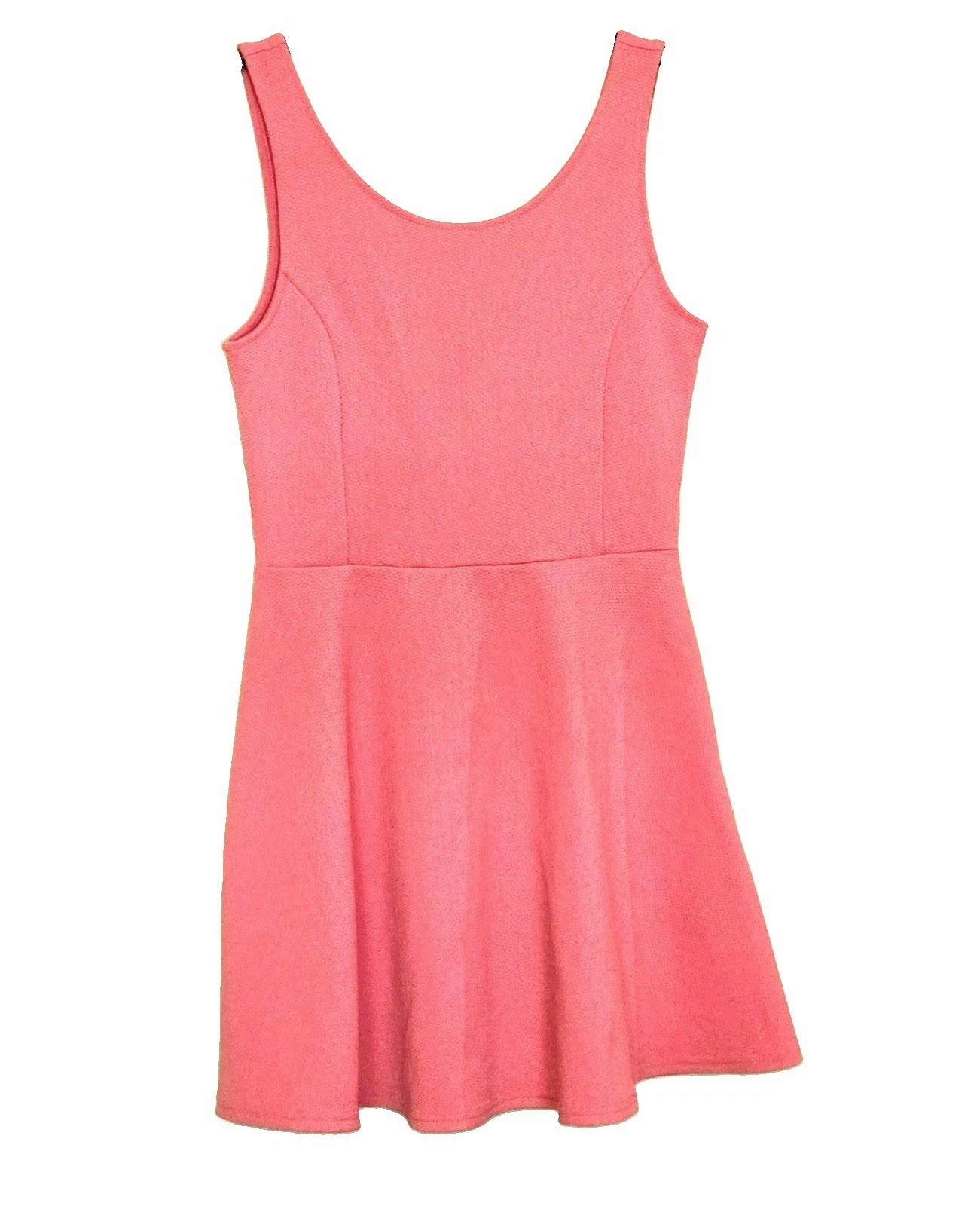 H&M Divided Fit & Flare Dress Women Size 8 Pink Sleeveless Skater Mini Coquette