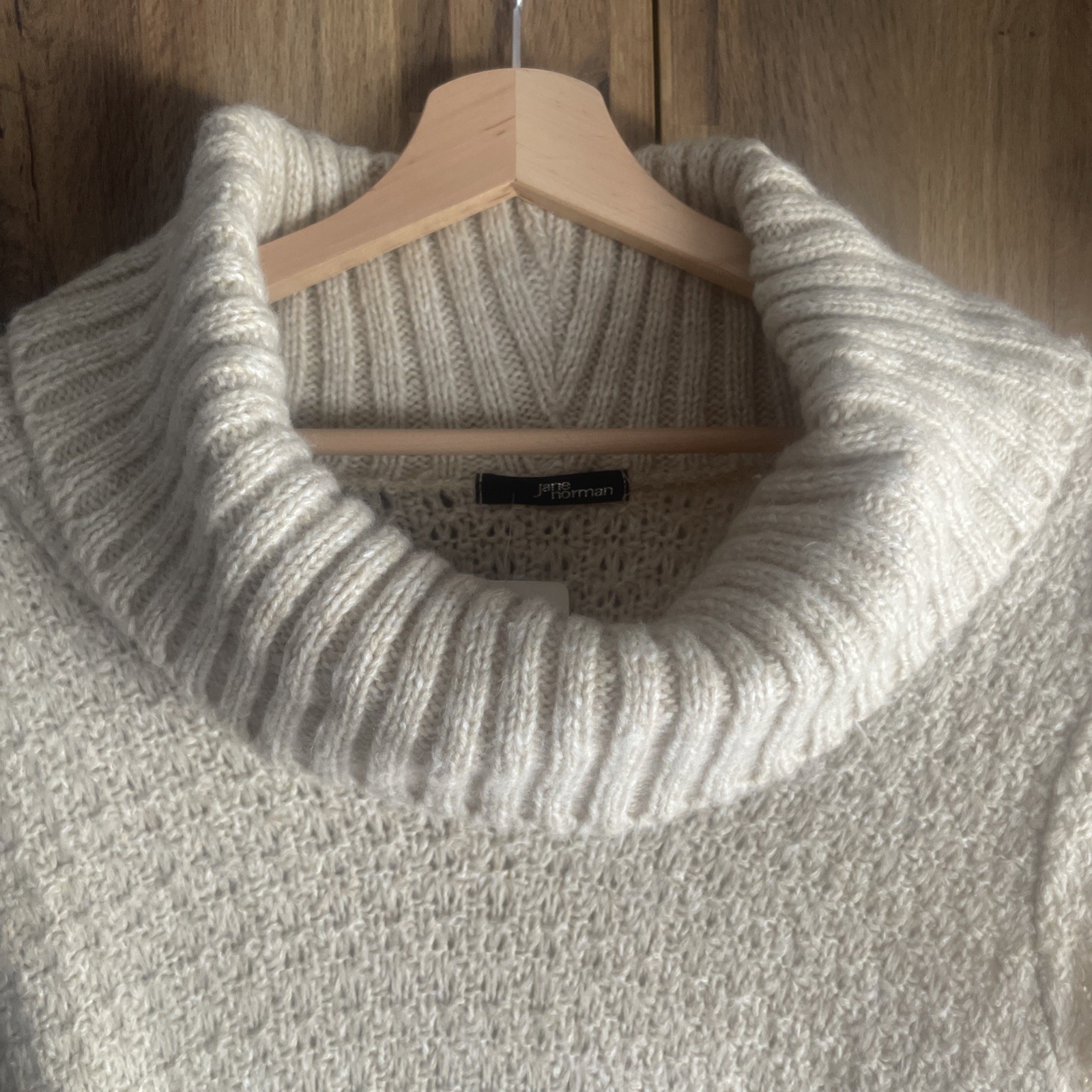 NEW Jane Norman Stone Cowl Neck Belted Knitted Dress – Size 12 NWT –Vintage Y2K