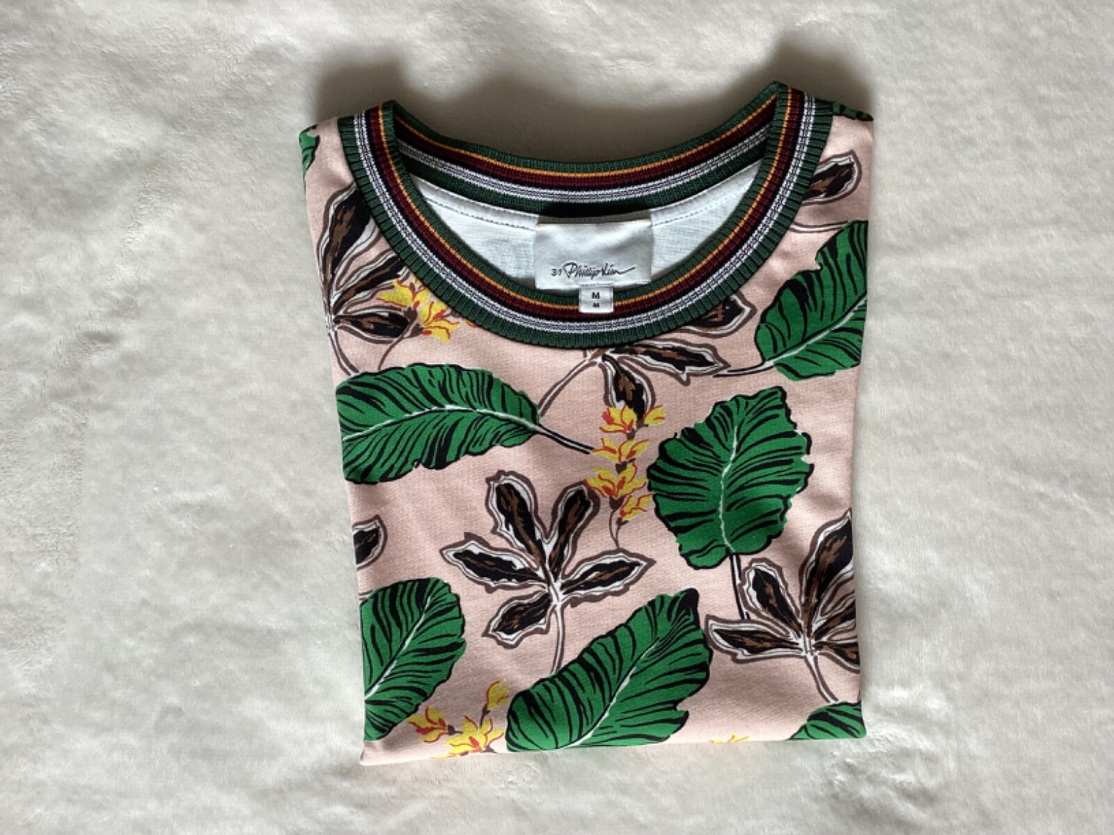 Phillip Xin Women Top Made Portugal 100% Cotton Size M New Without Tag