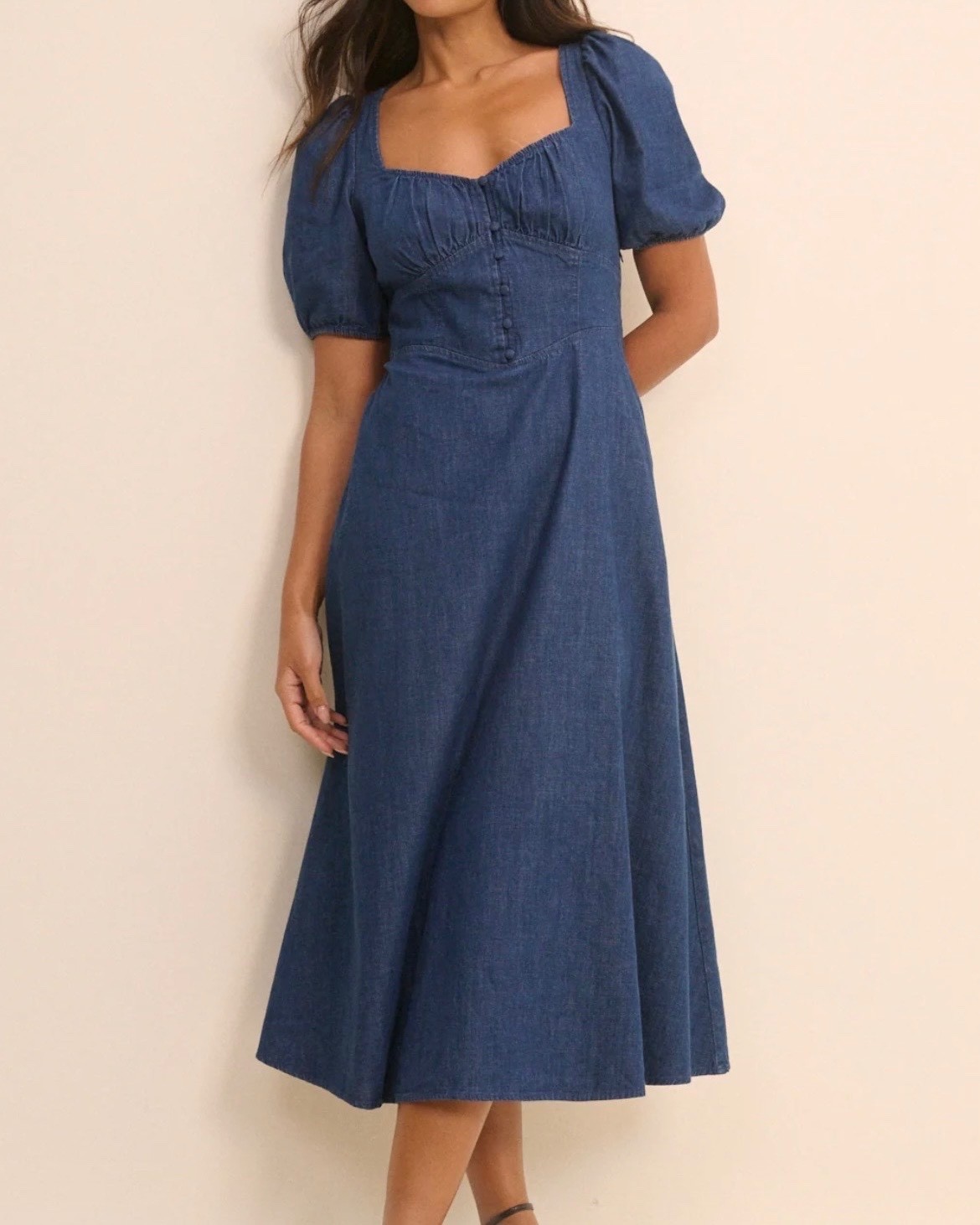 Nobody’s child denim Tulla midi dress size 10