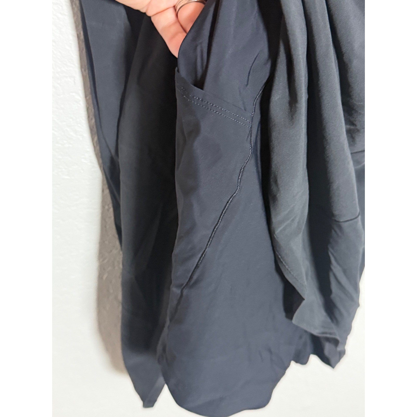 Outdoor Voices The Exercise Dress Black Medium Mini Racerback Built-in Shorts