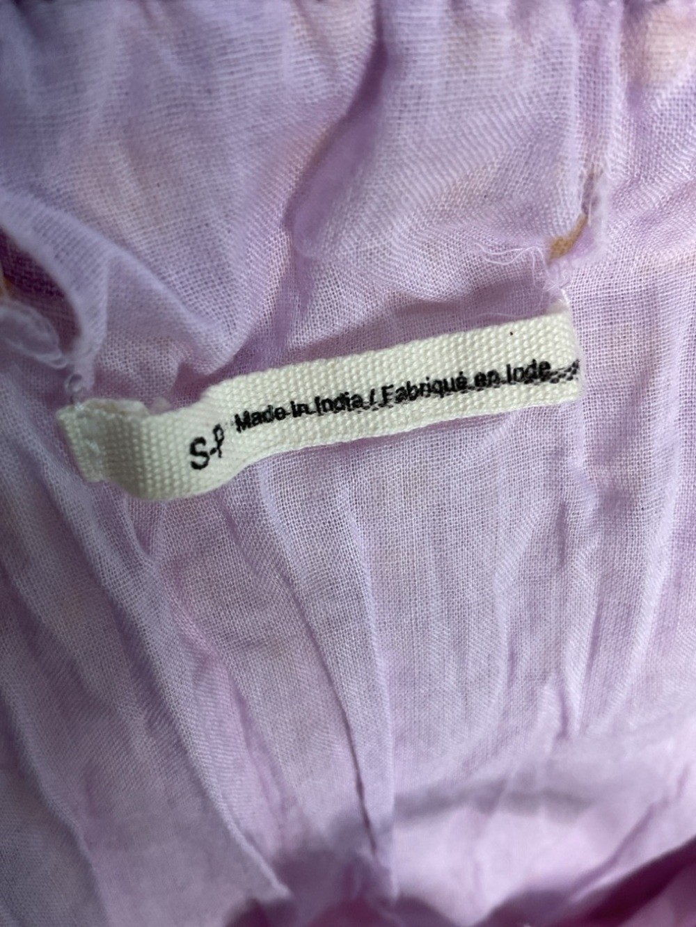 Urban Outfitters Pink Purple Gingham Babydoll Mini Dress Ruffle Hem S