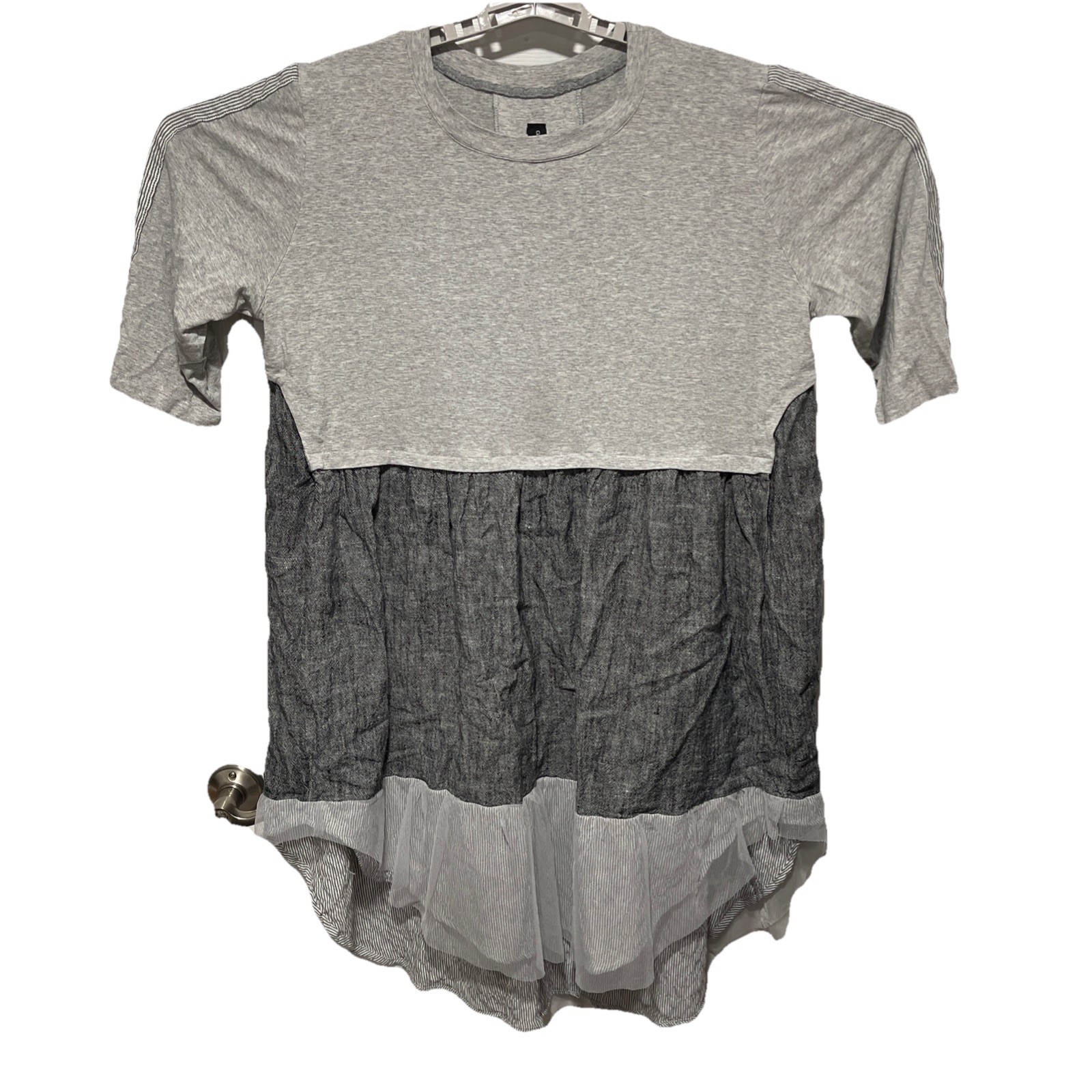 Gershon Bram Womens Dress M Oversized Top Lagenlook Art To Wear Architectural