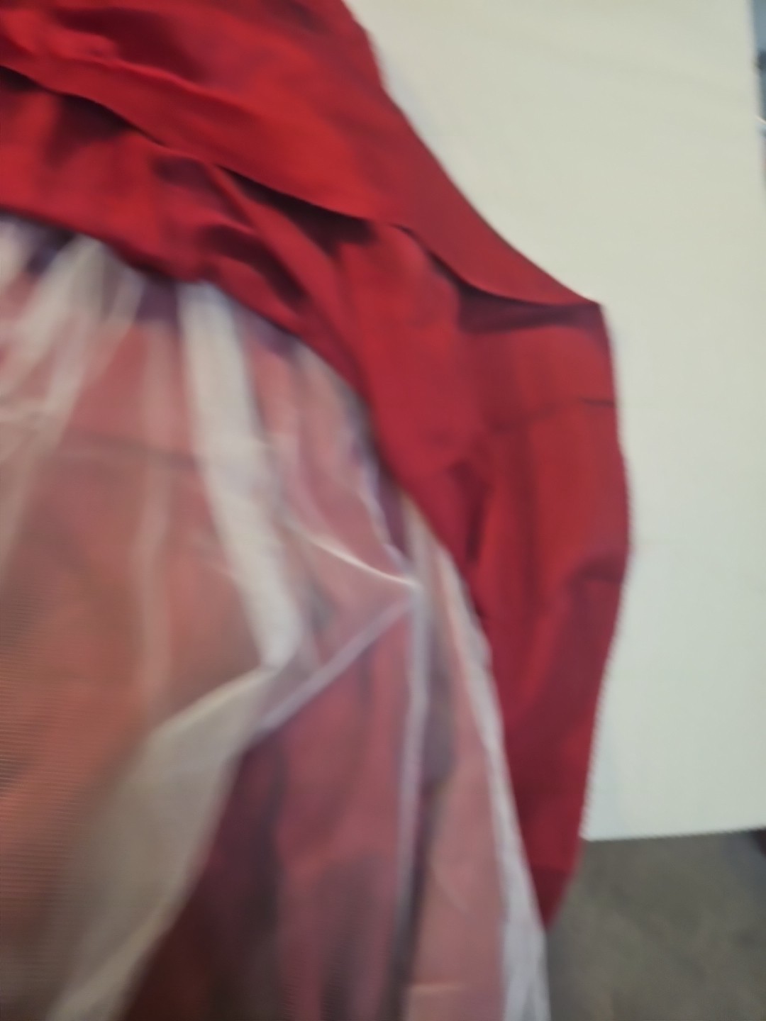 Cherish Apparel womens red satin formal dress size 16 Polyester