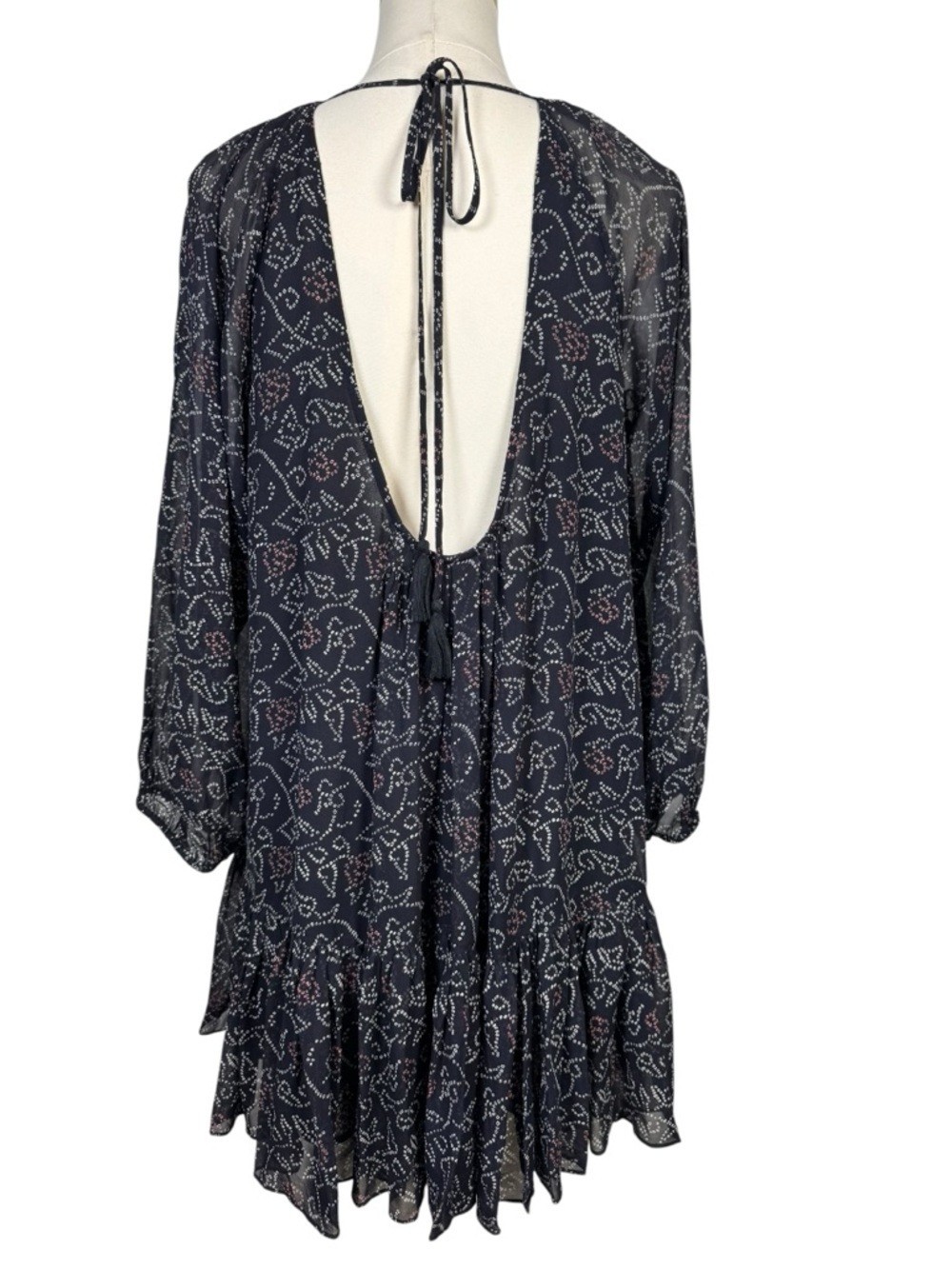 Ulla Johnson Silk Adena Mini Dress Shibori Size 2