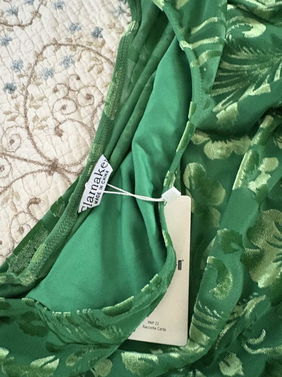 Giambattista Valli Green Floral One Shoulder Ruched Bodycon Short Dress 38