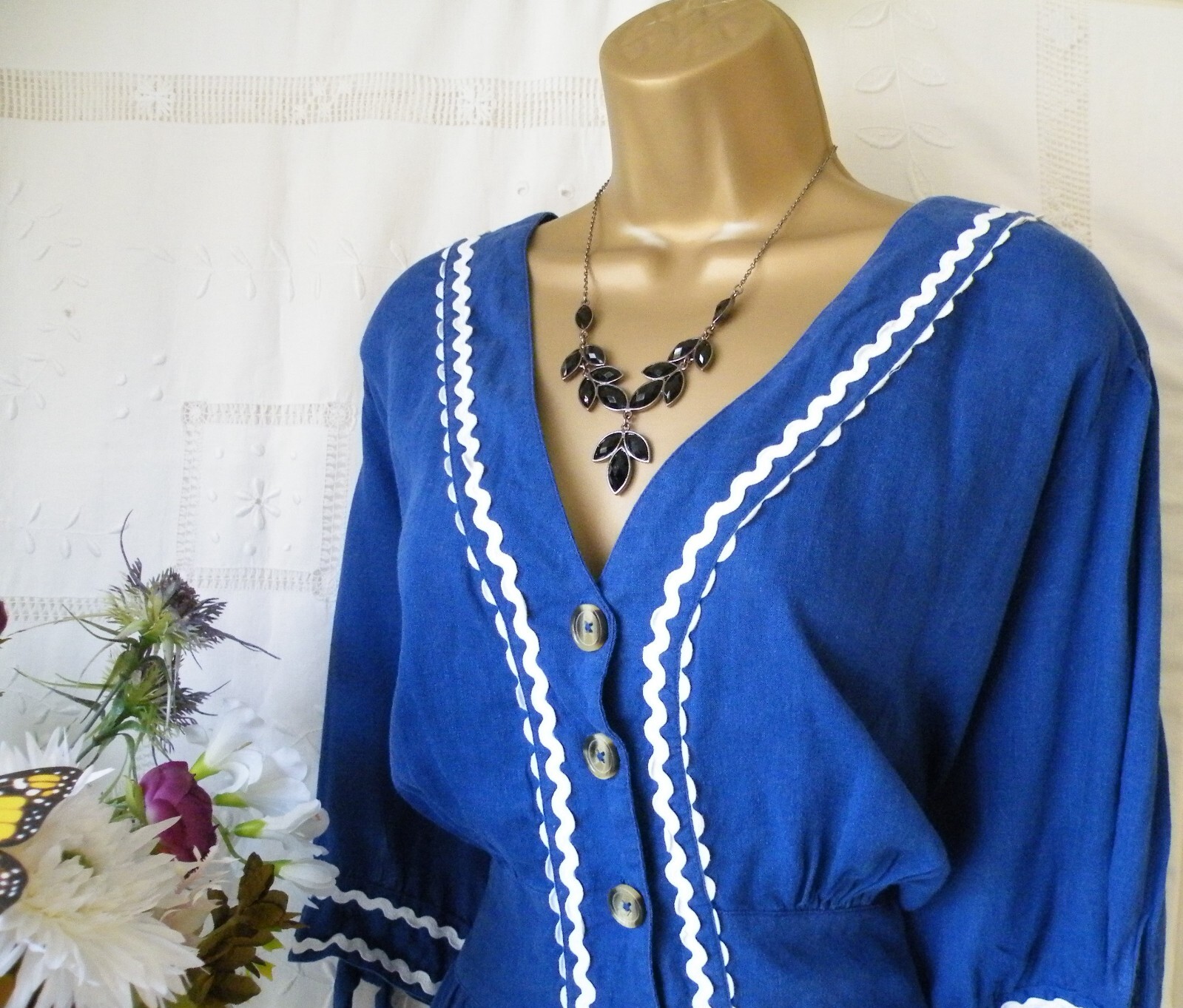 👗****MONSOON PRE OWNED “LITA BLUE” DRESS SIZE XXL***👗