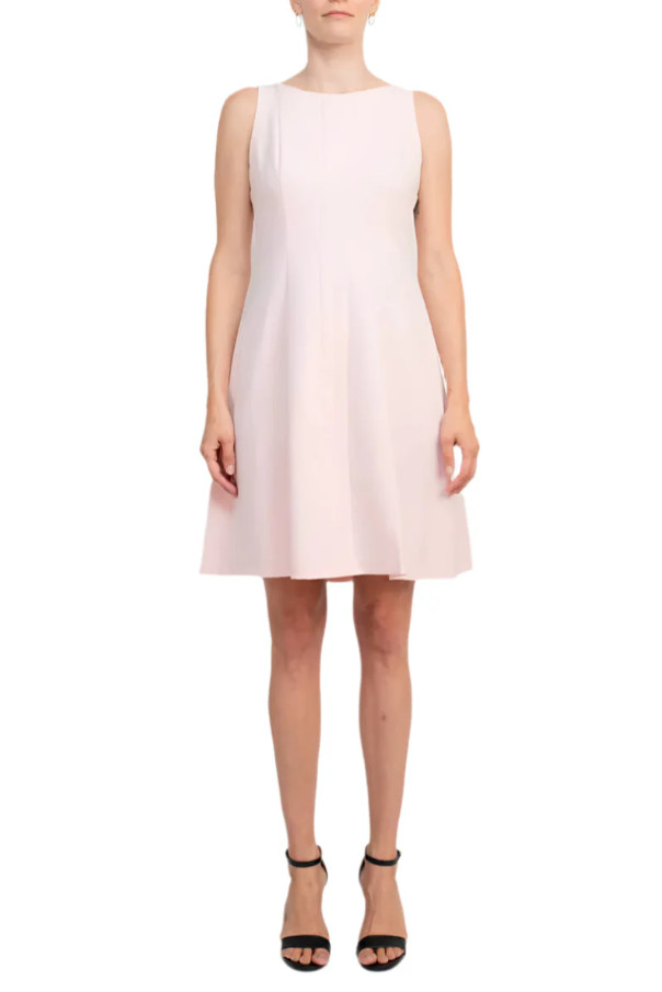 NEW NWT T Tahari Boat Neck Sleeveless A-Line Dress 4