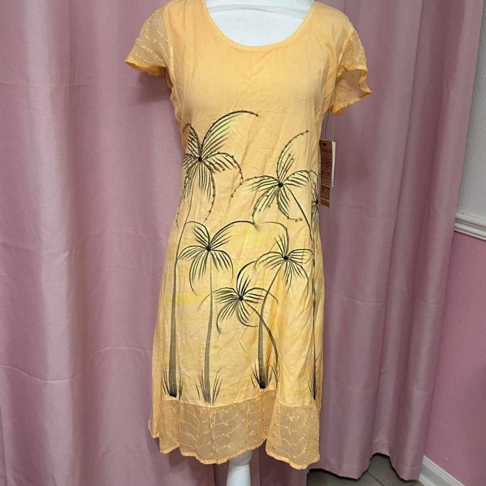 Raya-sun Women’s Yellow and Orange Dress