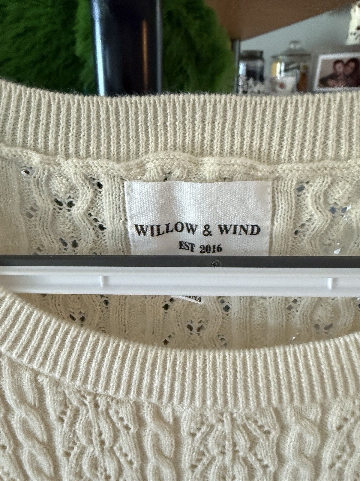 Willow And Wind Cable Knit sheath dress Almond Size L. Fits Like M New Other