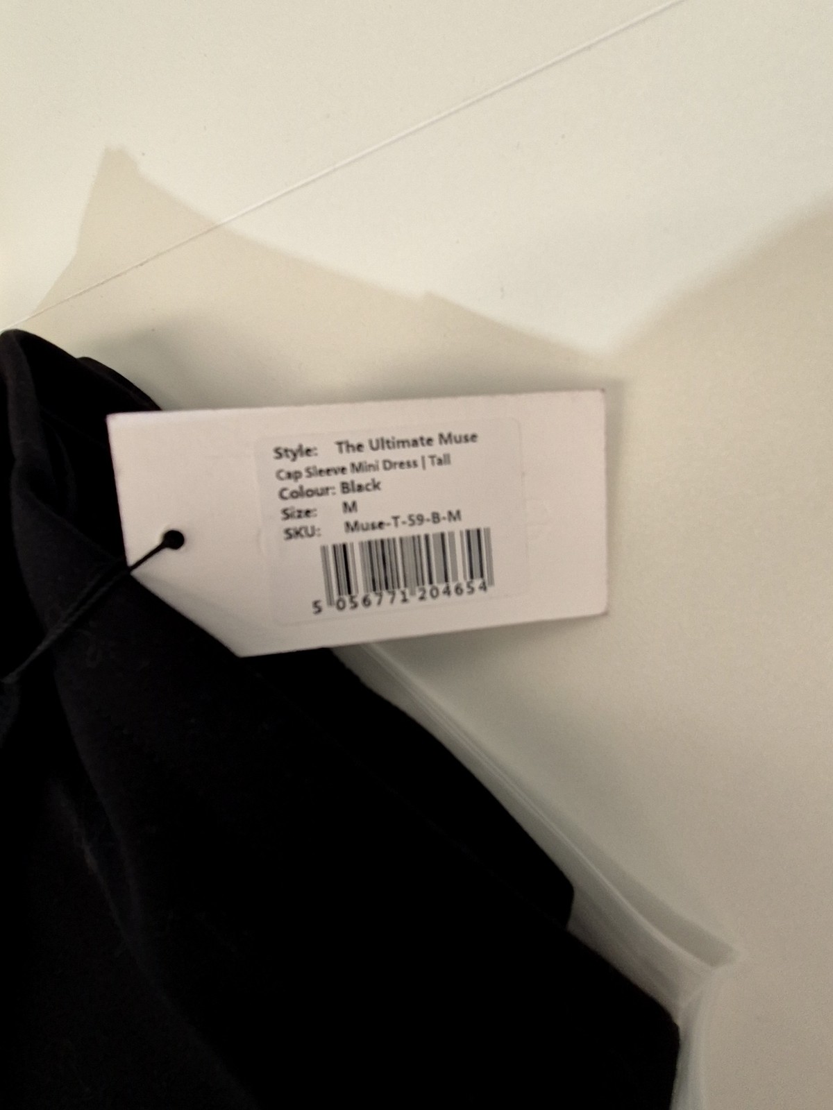 Odd Muse Womens Cap Sleeve Mini Dress Black