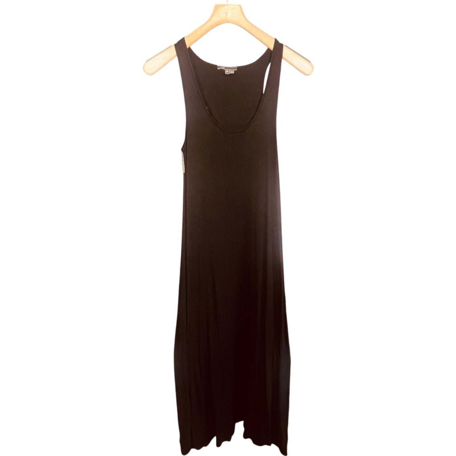 Vince Sleeveless Modal Chambray Back Maxi Tank Dress Size XS EUC