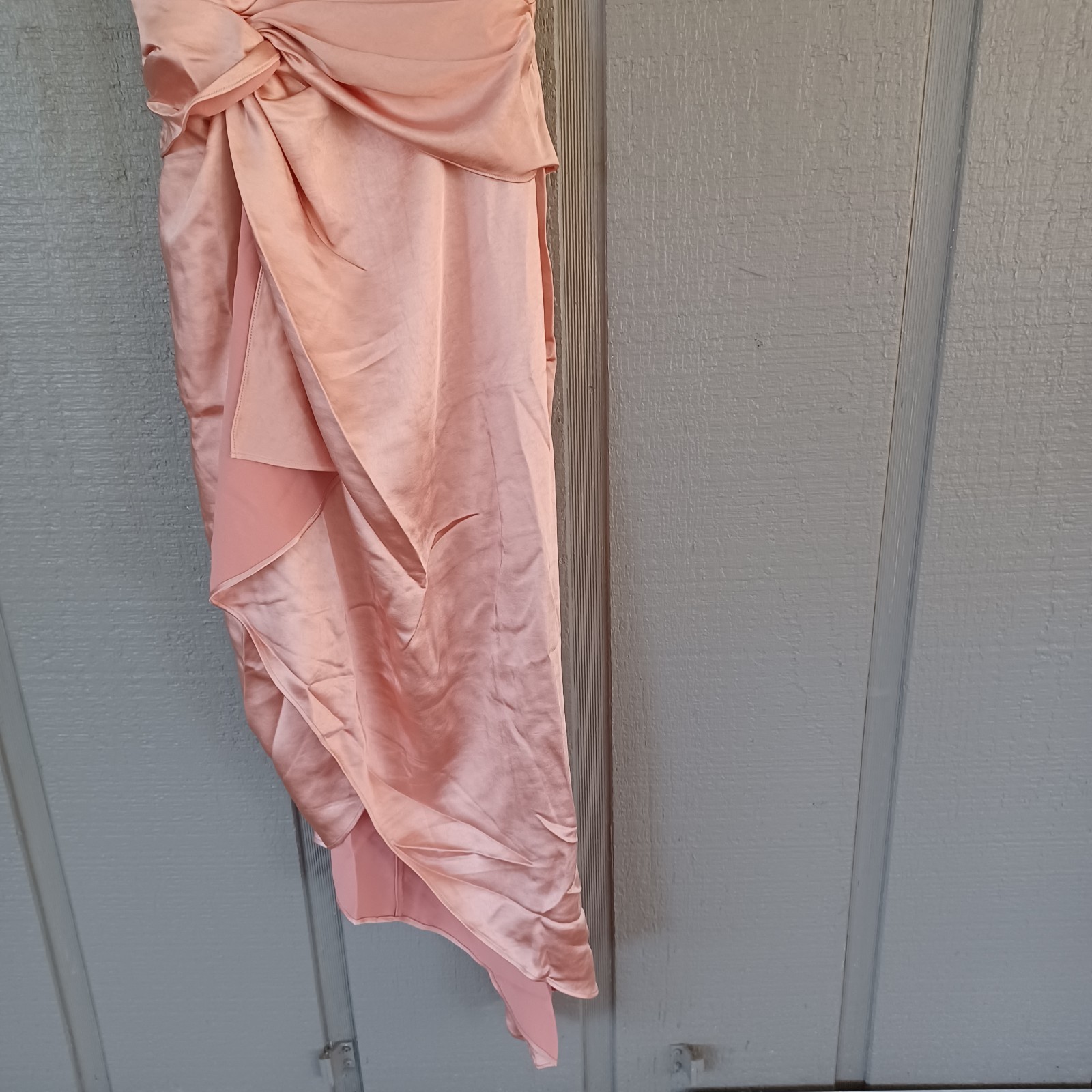 Significant Other Elise Satin Midi Dress Size 10 Wedding Guest Surplice V Neck