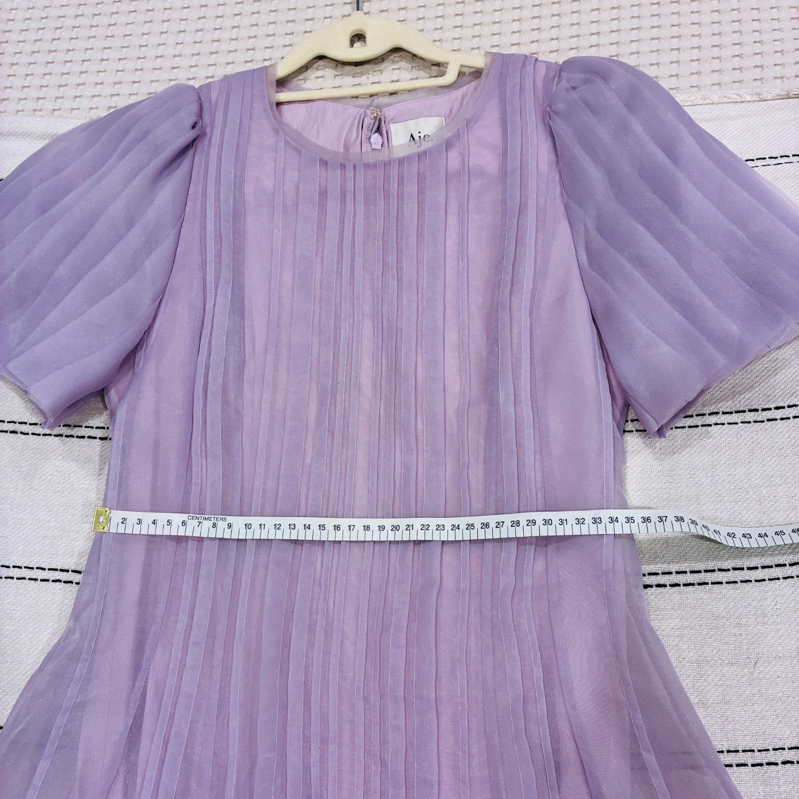 AJE Nova Pleated MIDI DRESS Lavender SIZE AU/UK 6 US 2 RRP $629 Wedding Guest