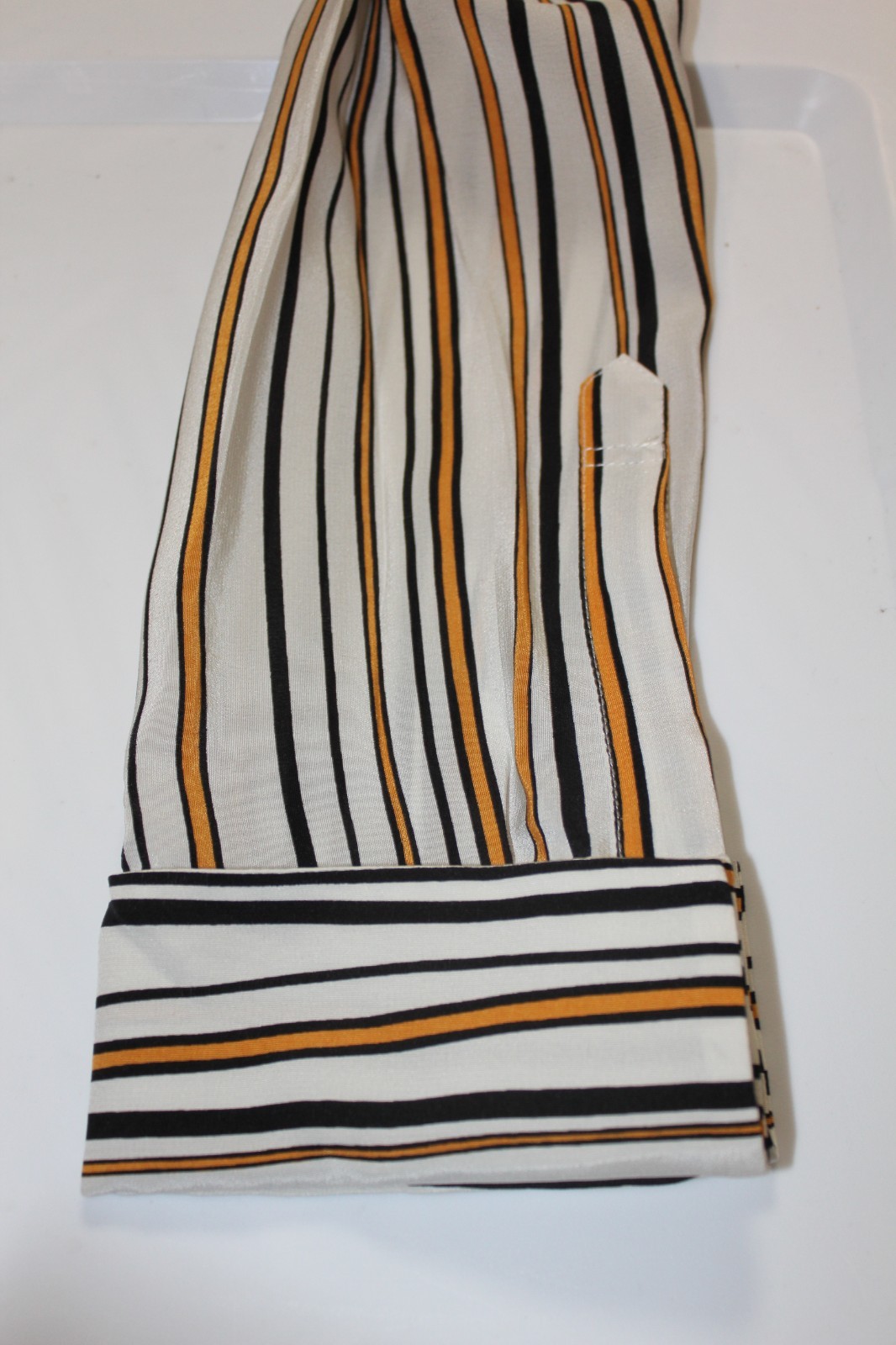 Dorothee Schumacher SatinDress Mock Neck Tiered Midi Luxury Designer SZ Medium