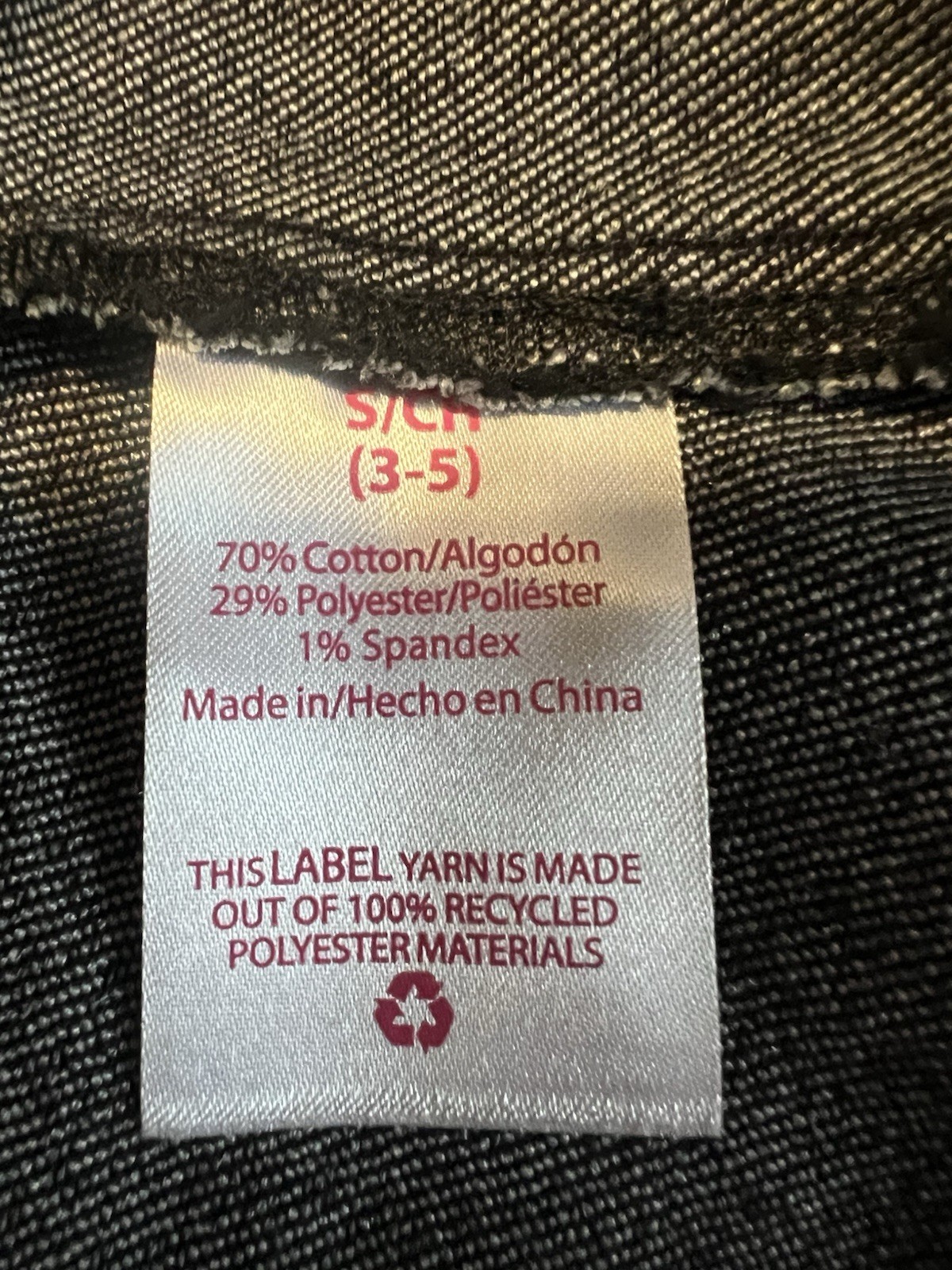 Overall Dress Or Jumper No Bounderies Women’s Black Denim S(3-5) New