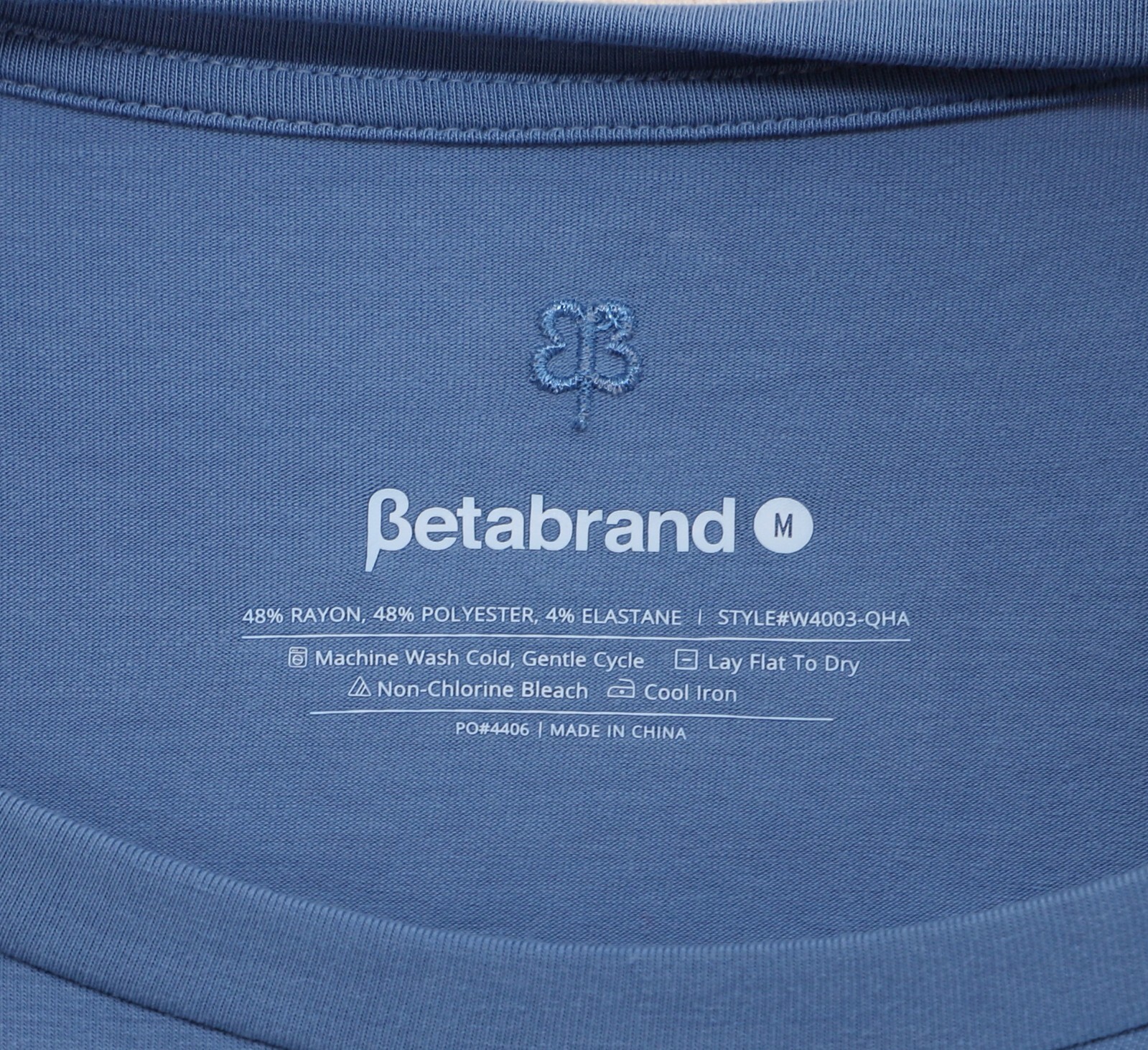 BETABRAND Knot Jersey Dress in Light Blue Size M