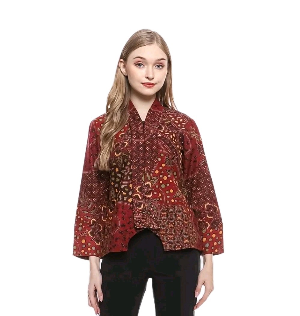 Kedu Art Blouse Women’s Batik Dobby Premium GANIA Batik Exclusive