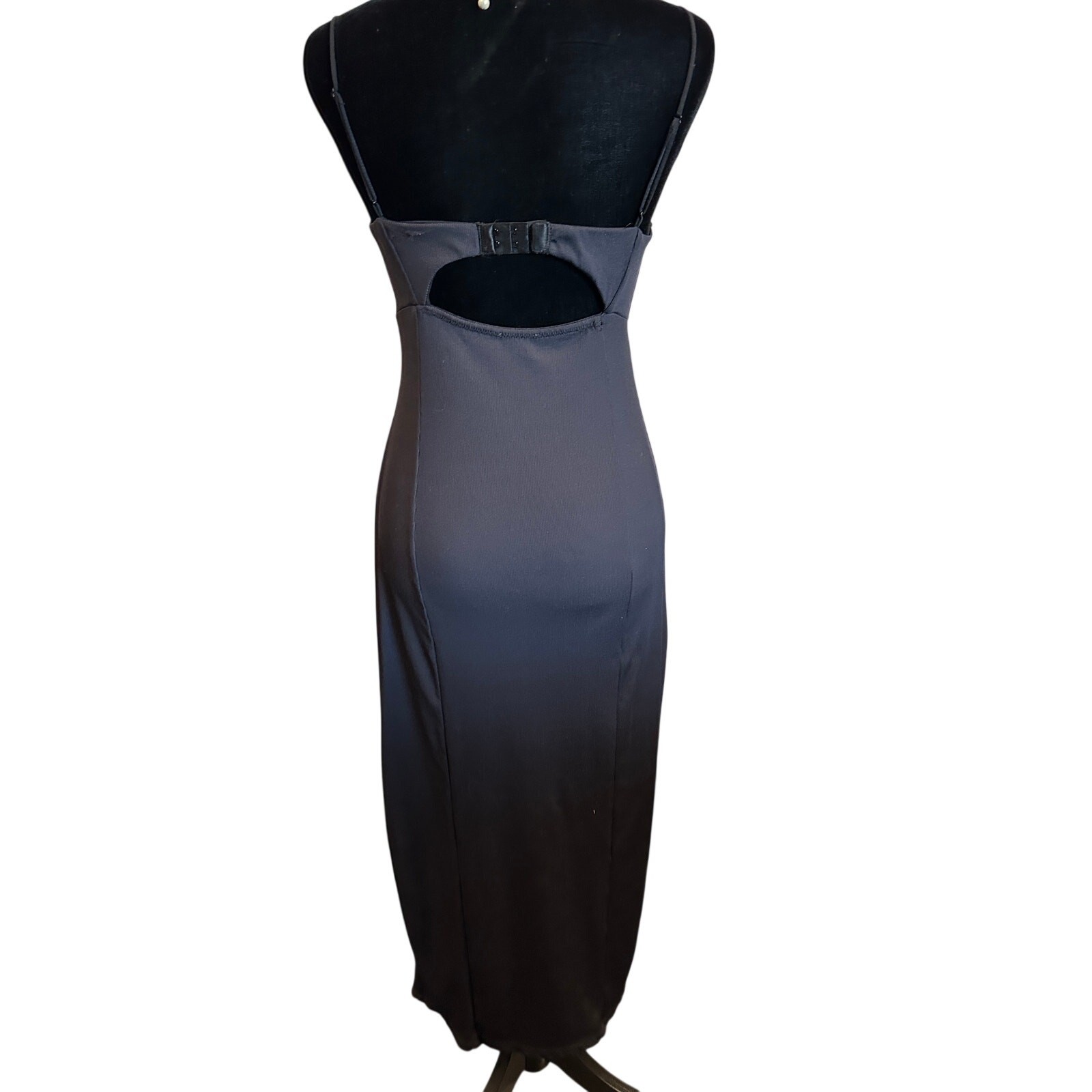 Intimately Free People Ribbed Cut Out Front and Back Midi Dress