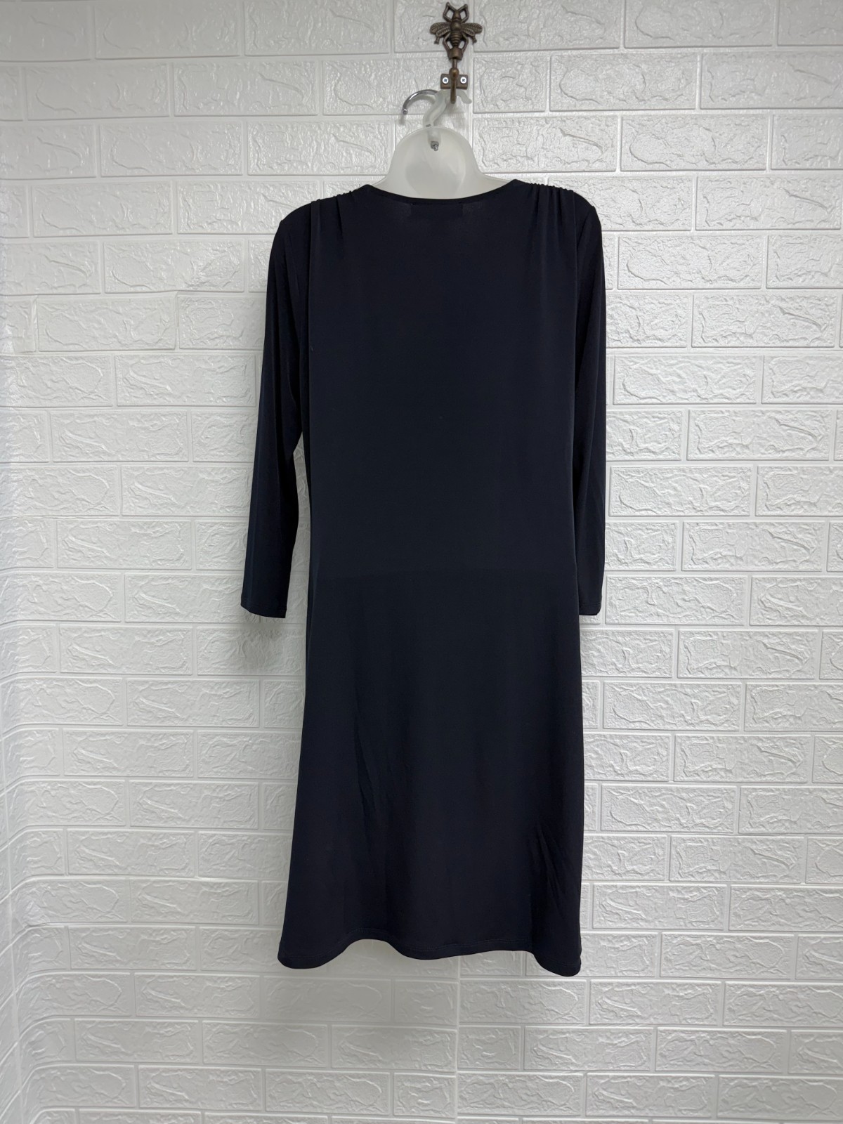 Michael Kors Formal Dress Size M Bodycon Sexy Chain Detail Evening Short Navy