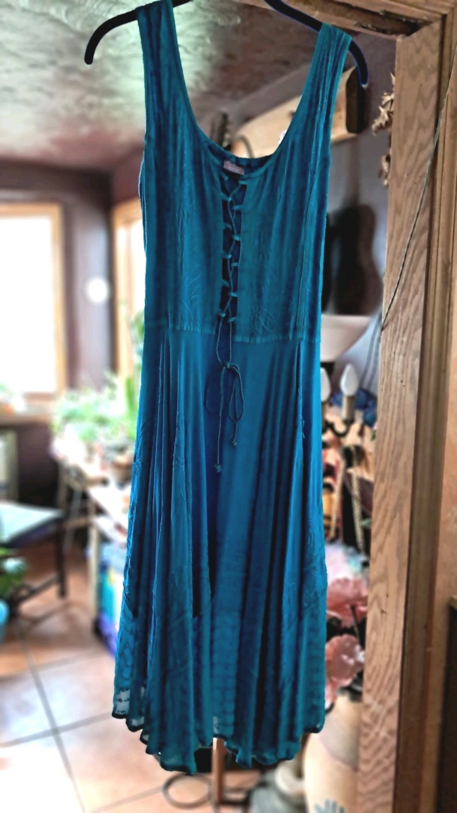Fashion Terminal Handkerchief Hem Sun Dress Gypsy 12