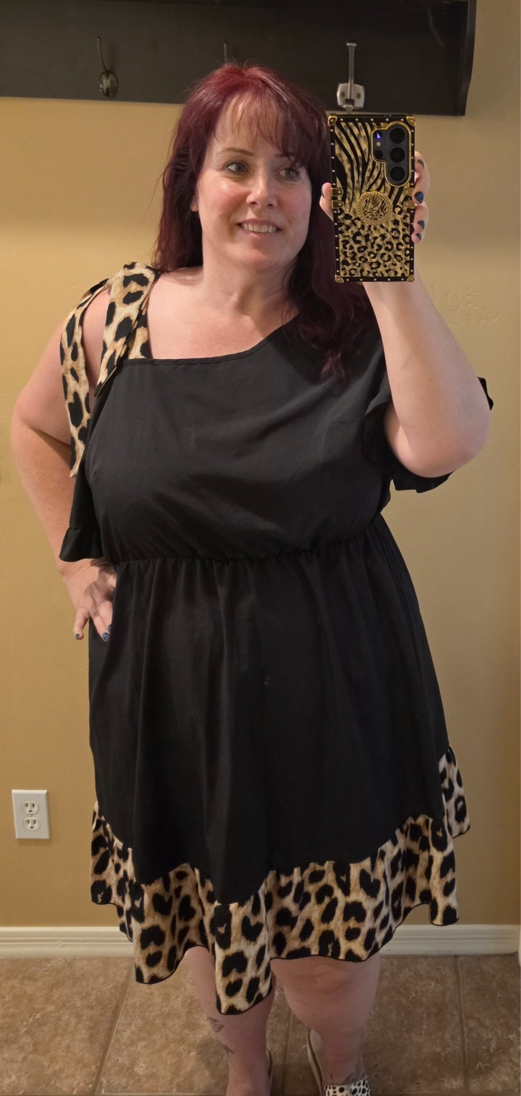 Animal print dresses
