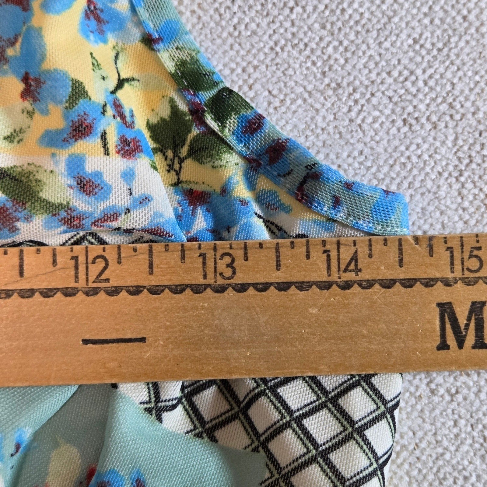 Thirty Thirty Y2K Coquette Patchwork Mesh Midi Slip Dress Floral Feminine Size M