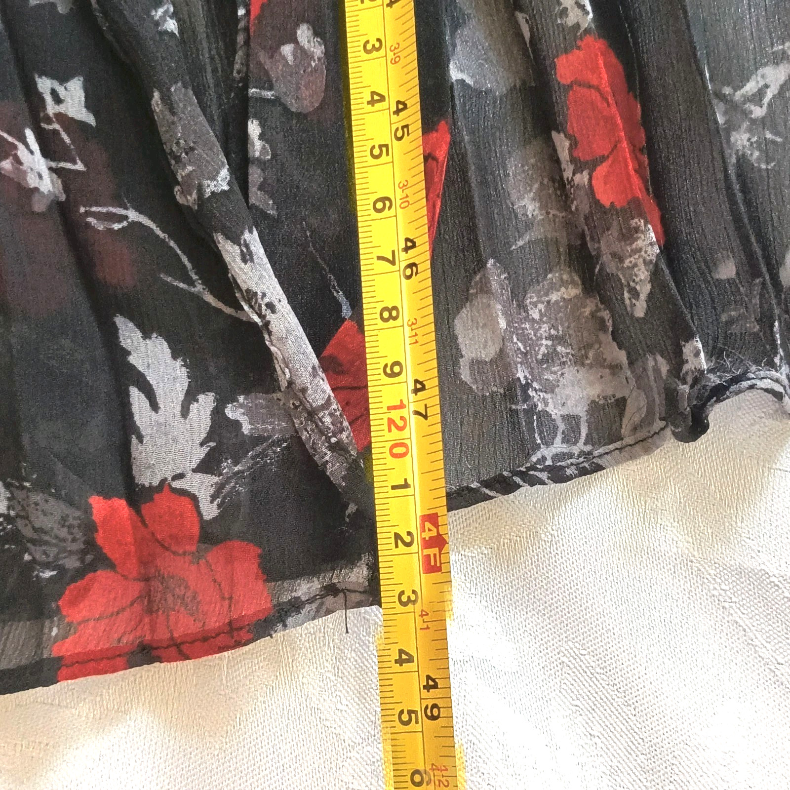 NEW Ali & Jay Pleated Adjustable Straps Maxi Dress Lined M Black Floral Print