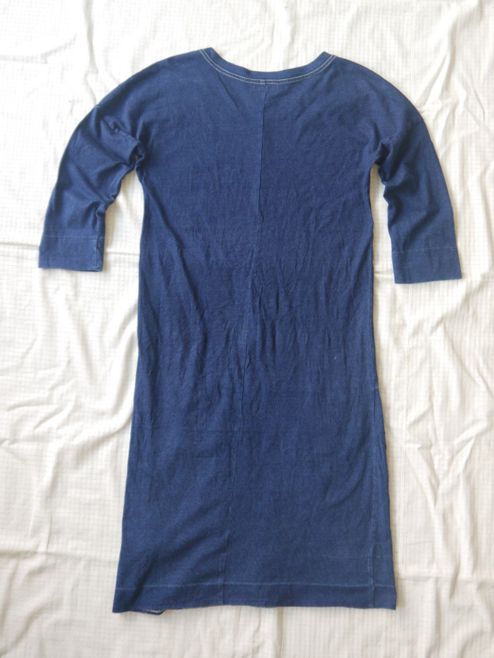 Journal Standard JS Work Indigo Blue 2 Pocket Dress Sz M Japan