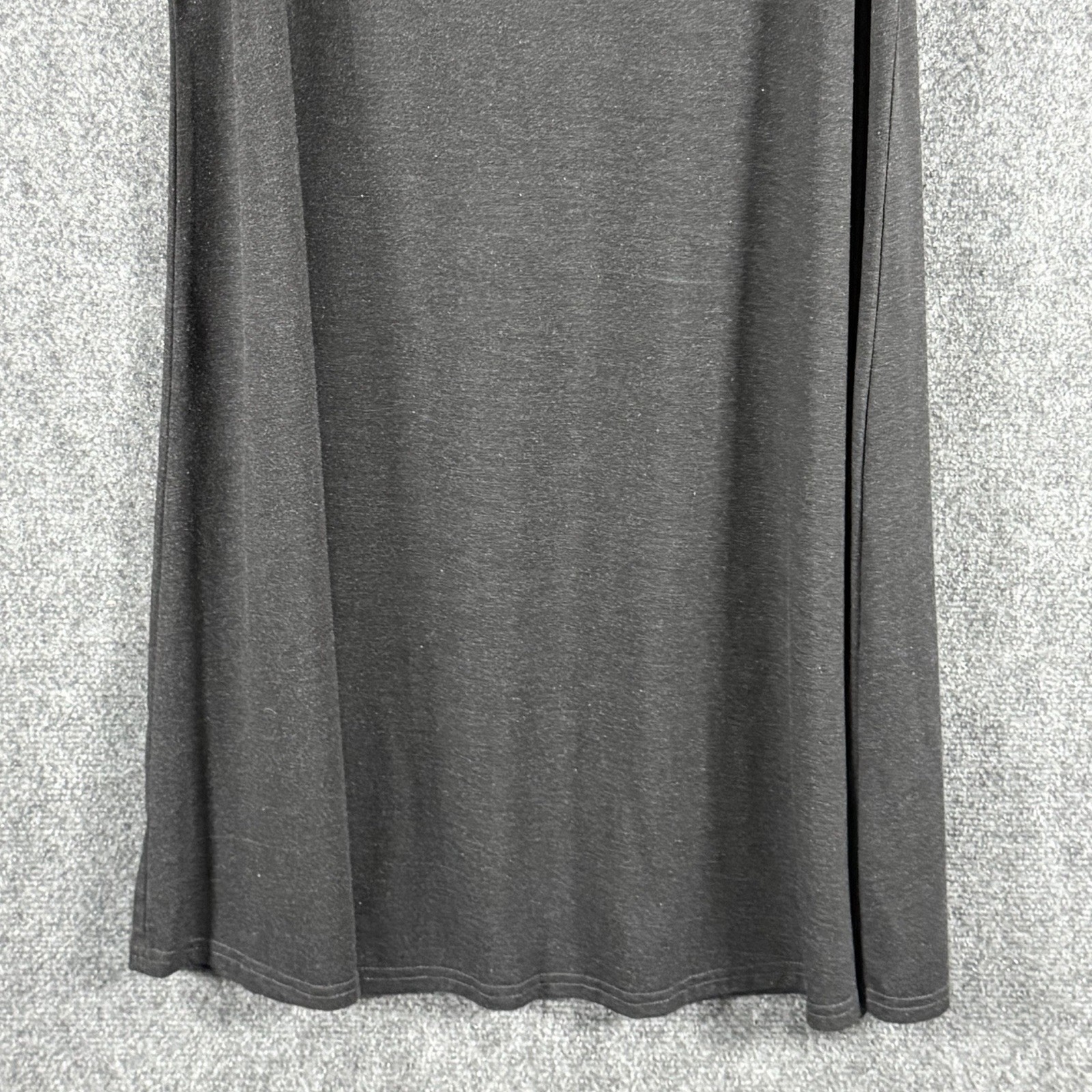 Free Fly Bamboo Flex Sleeveless Midi Dress Womens M Charcoal Stretch Casual Soft