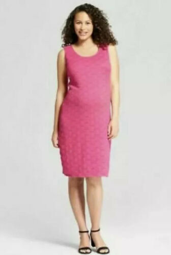 Ingrid & Isabel Womens Maternity Sleeveless Berry Lace Tank Dress New with Tags