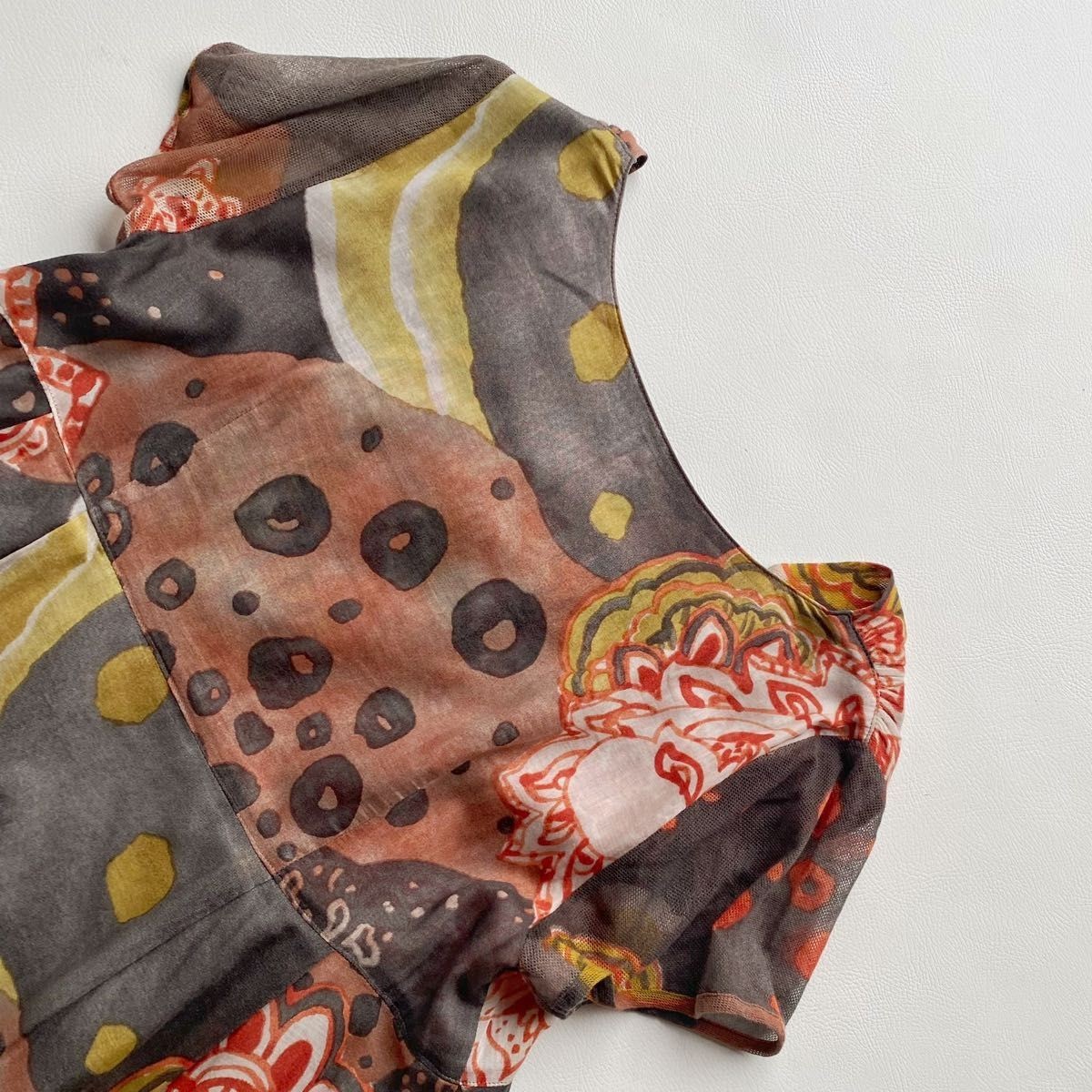 MOYURU / io comme io Cotton Design Dress Pullover All-Over Print Excellent