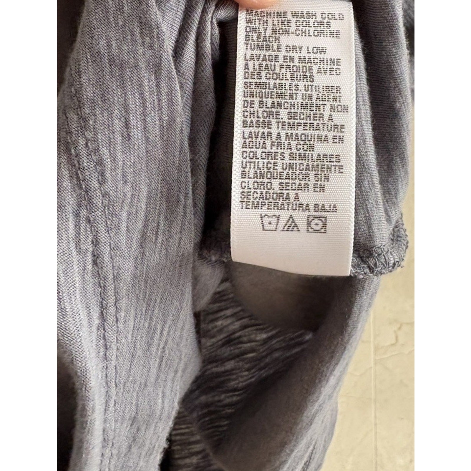 NWT James Perse Stretch Knit Dress – 2 Gray Summer Minimalist Everyday Basic USA