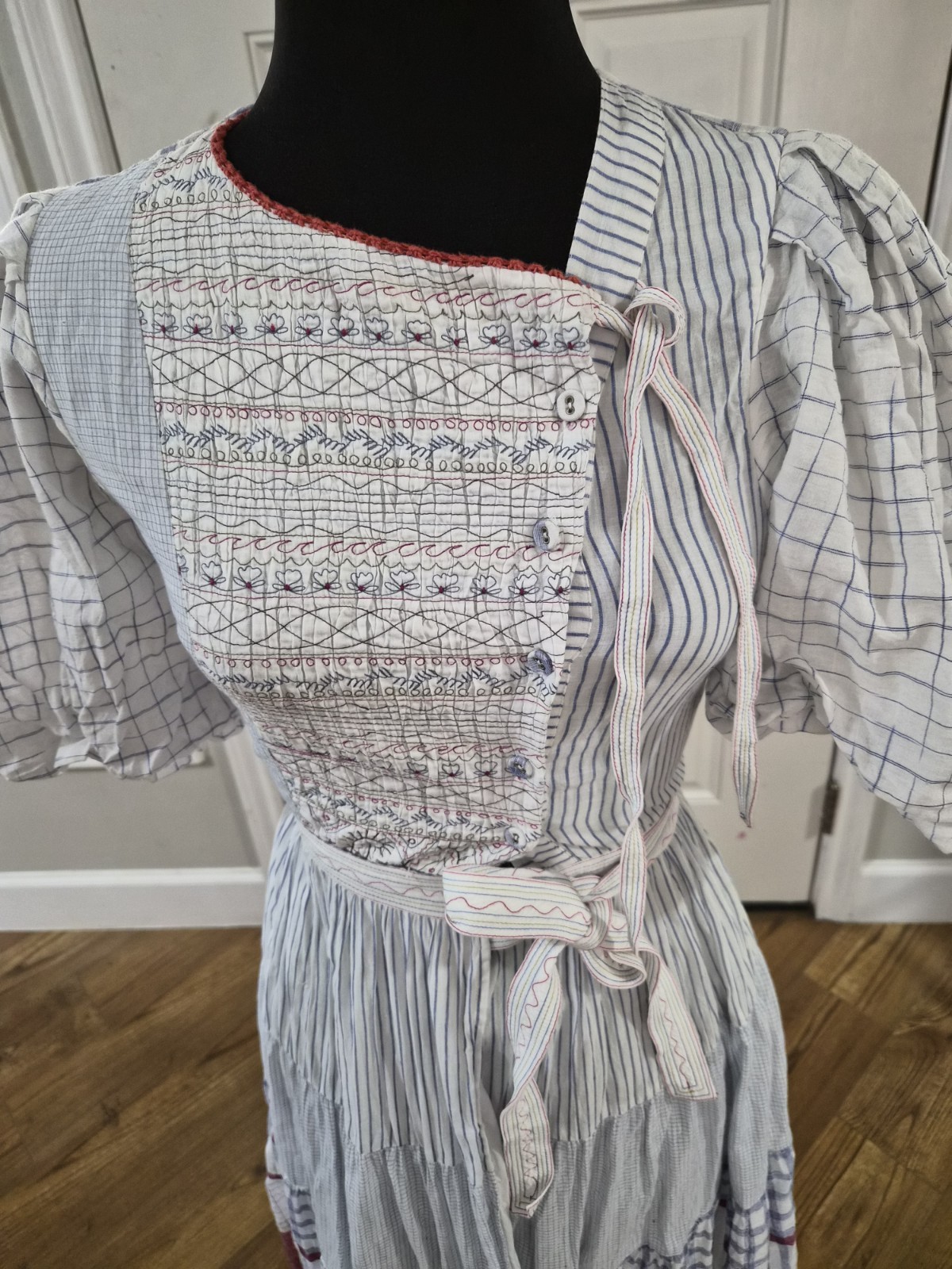 Anthropologie Conditions Apply Peasent Boho Prairie Dress Womens XS