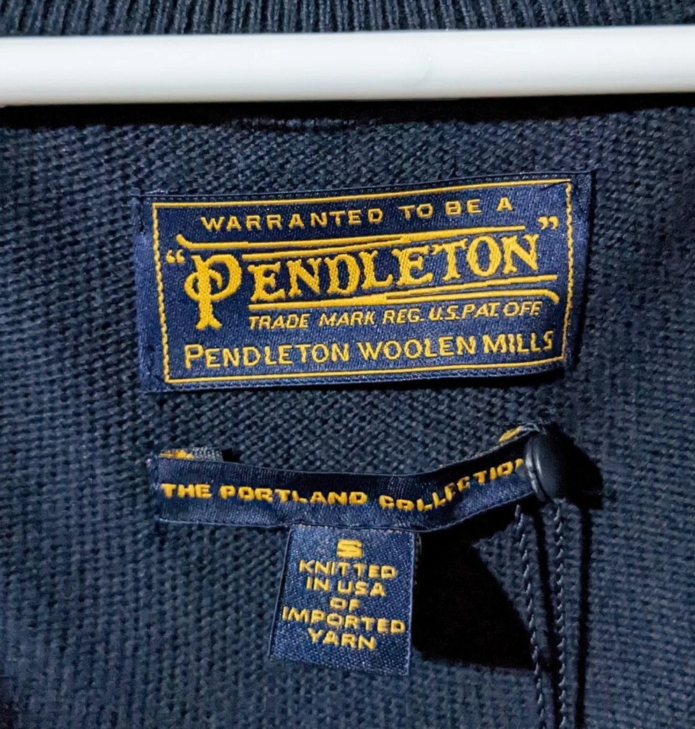 Vtg. Classic Pendleton Coll. Blue & Stripes Outdoor Tank Racer Back Dress Sz S