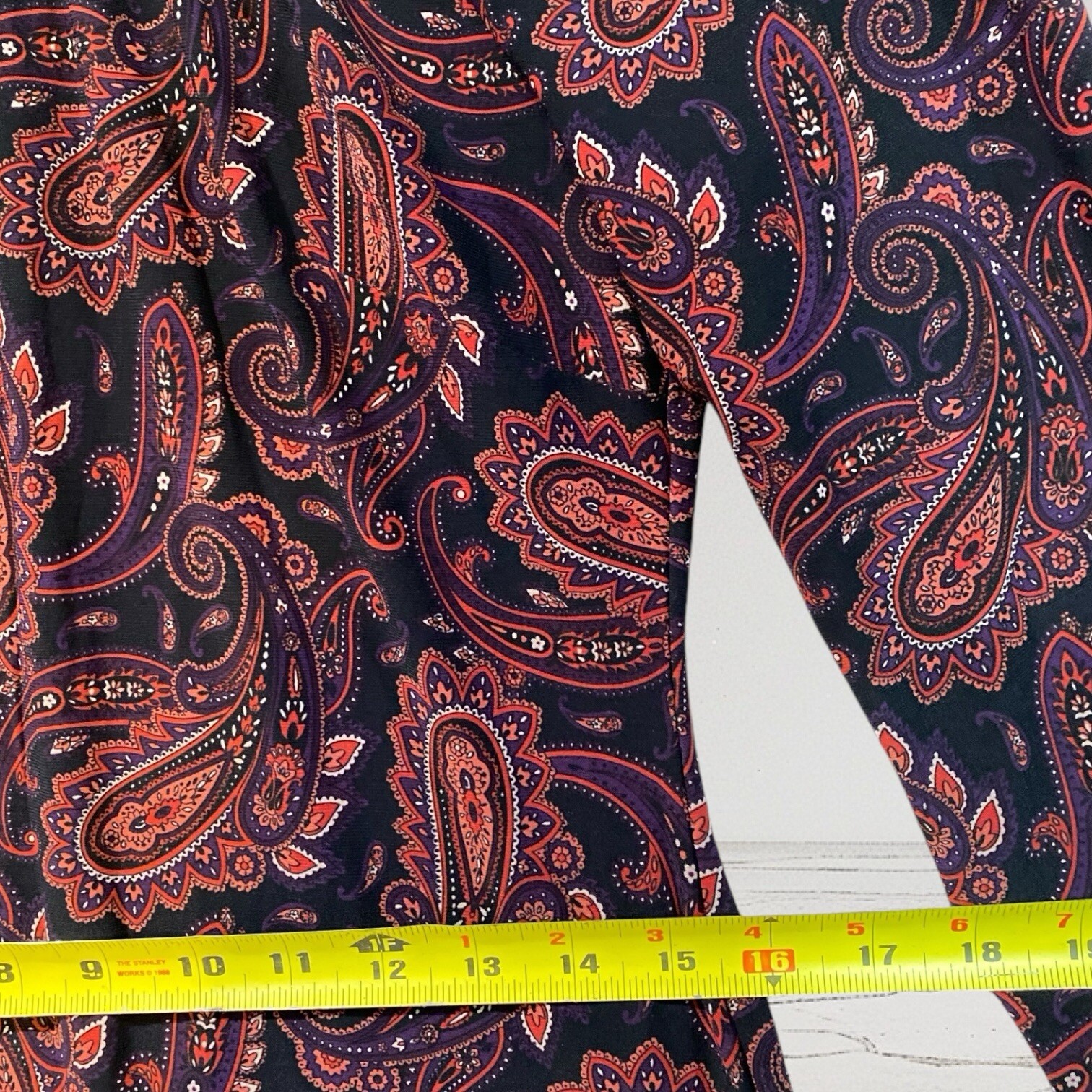 Tommy Hilfiger Paisley Smocked Mock Neck Dress Size 4 Elegant Summer Chic $129