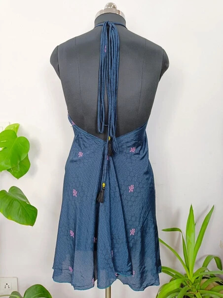 10 Pcs Boho Recycled Silk Magic Summer Maxi Dress Beach Cover Wear Dress