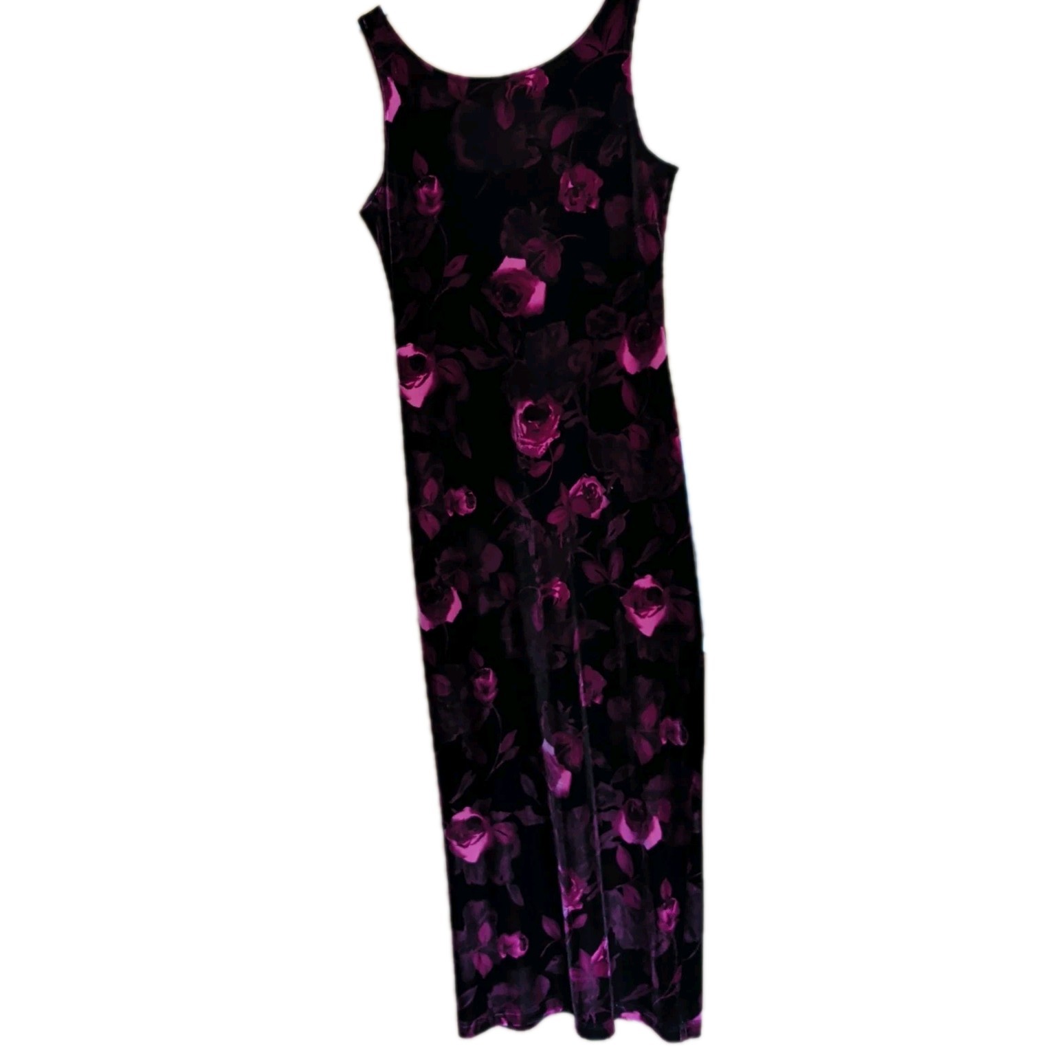 Vtg 90s Maurices Dress Sz 11/12 Maroon Dark Romantic Fairy Grunge Whimsigoth