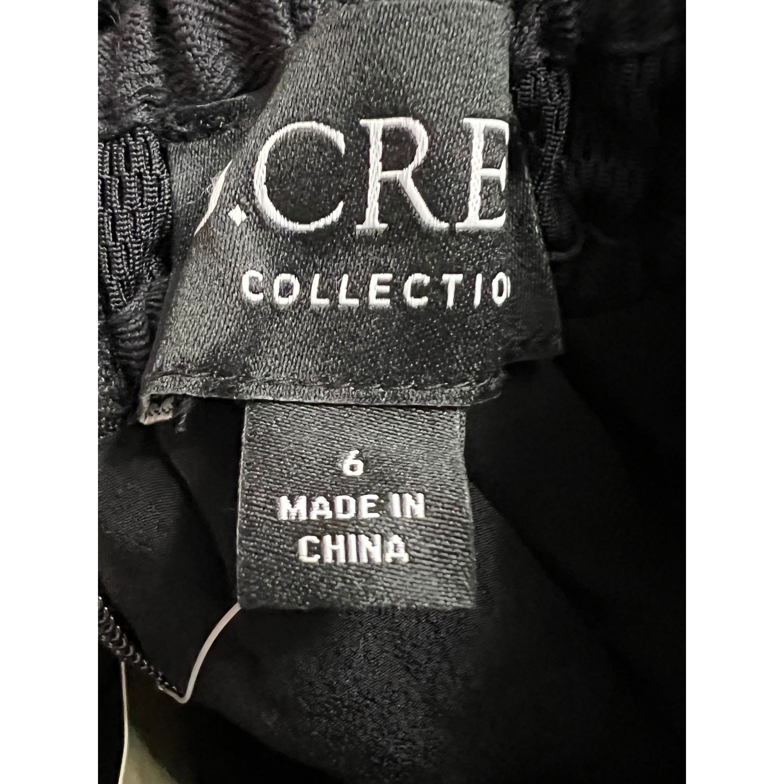 J.Crew Collection Maxi Dress Womens 6 Black Linen Blend Ruffle Empire Waist NWT