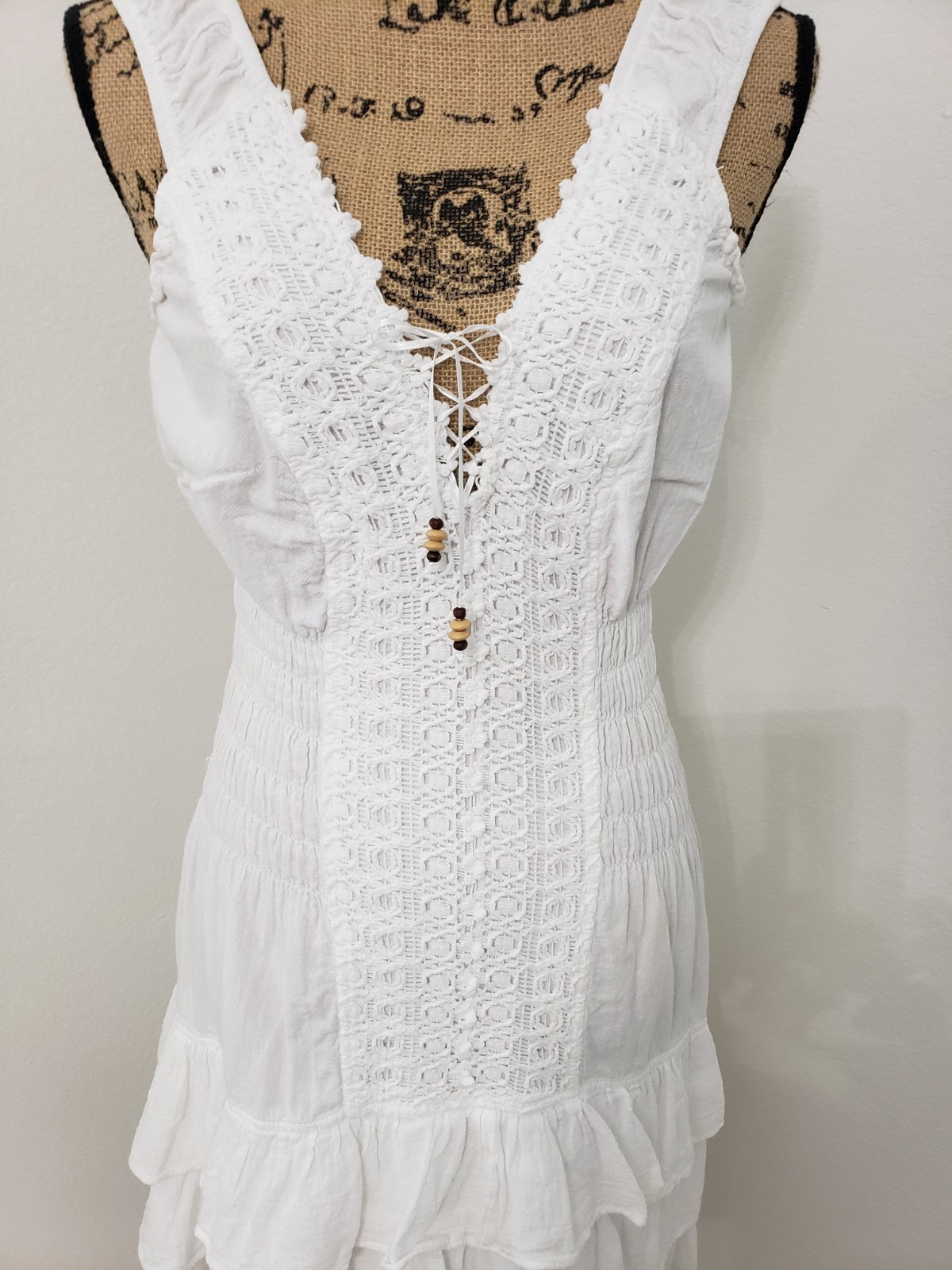 Simmer Dress White Size Small To Medium