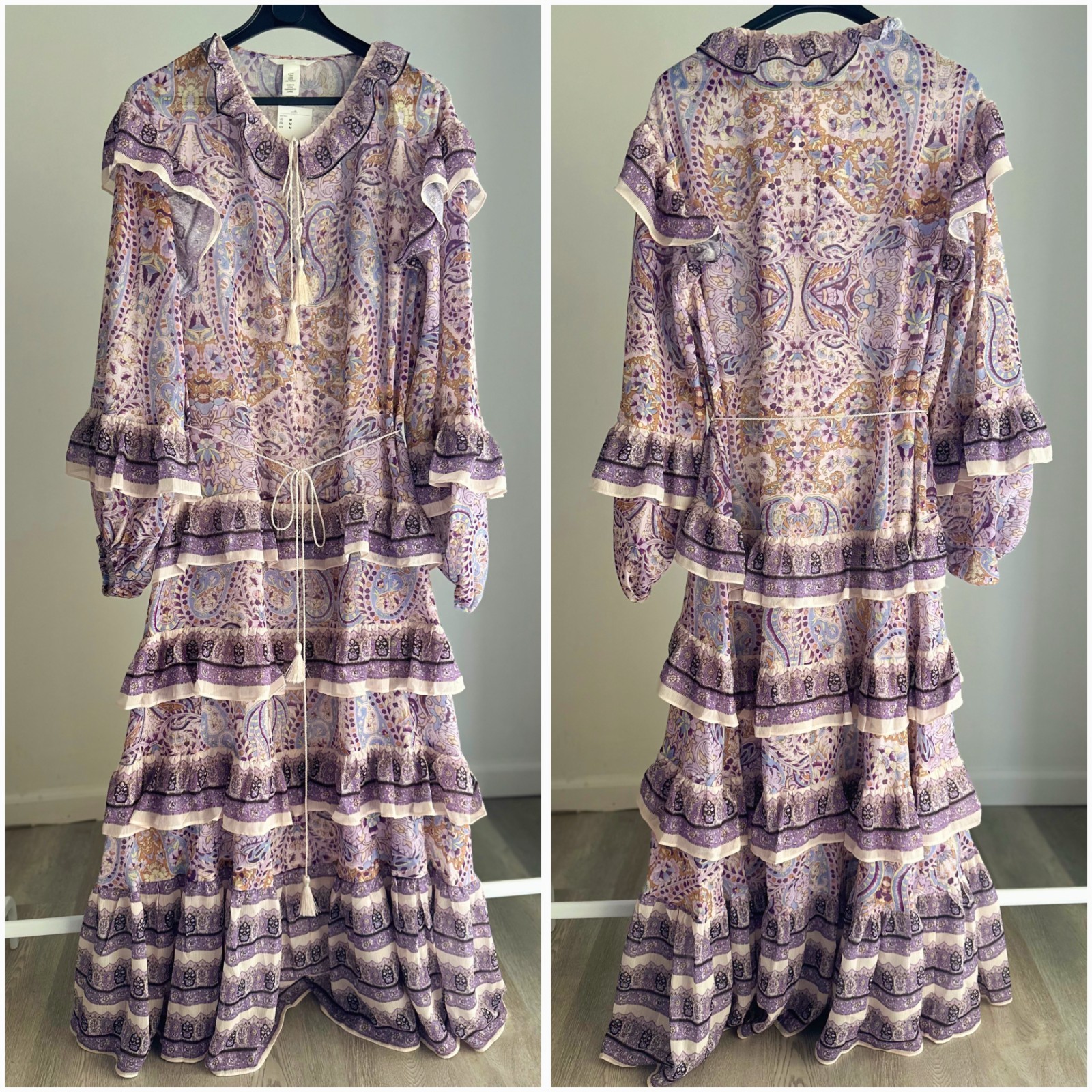 NWT Flounced Tunic Dress Medium Unlined Measurements