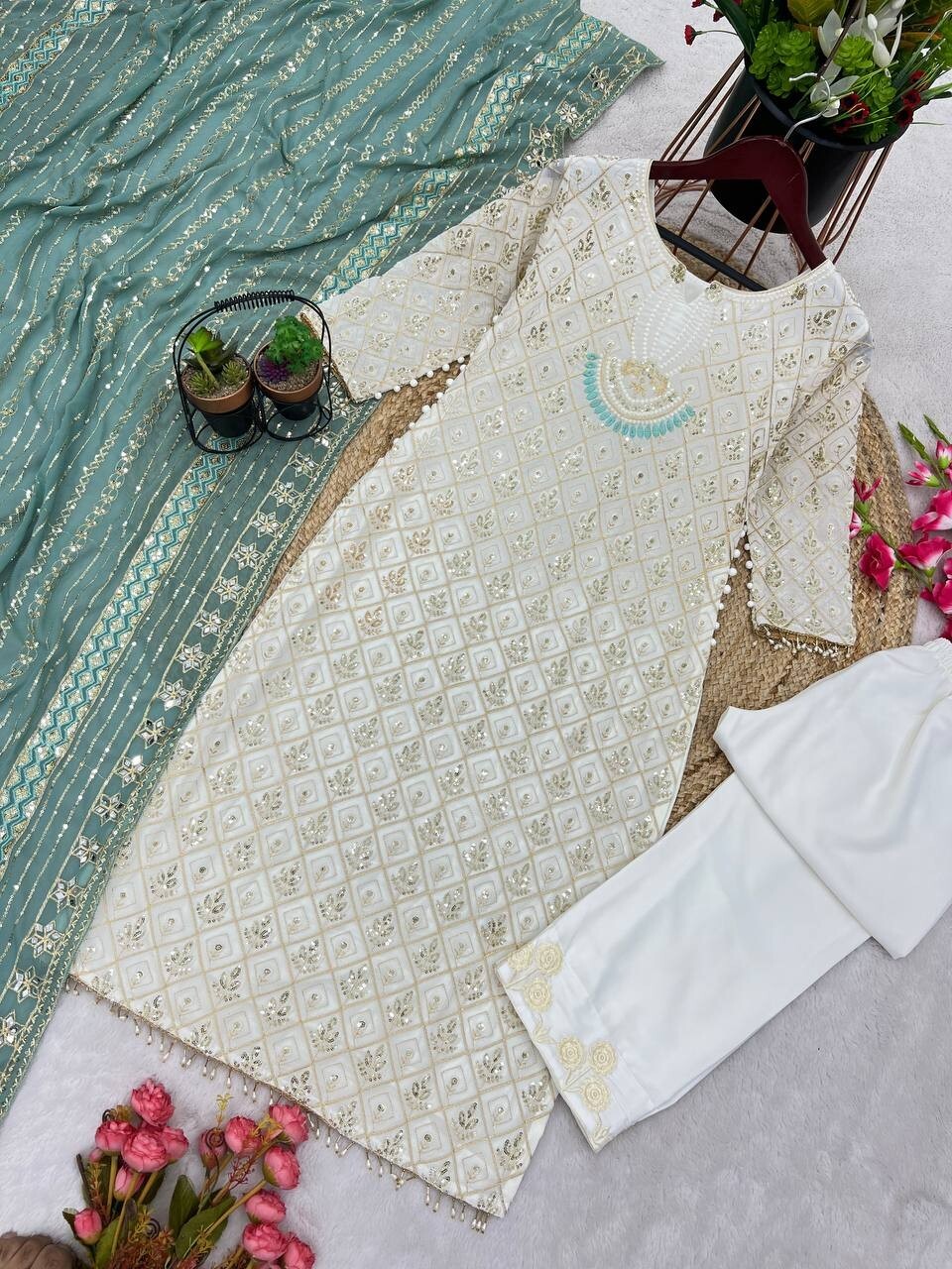 Designer Pakistani Salwar Kameez Ready To Wear Suits Indian Wedding Party Kurta