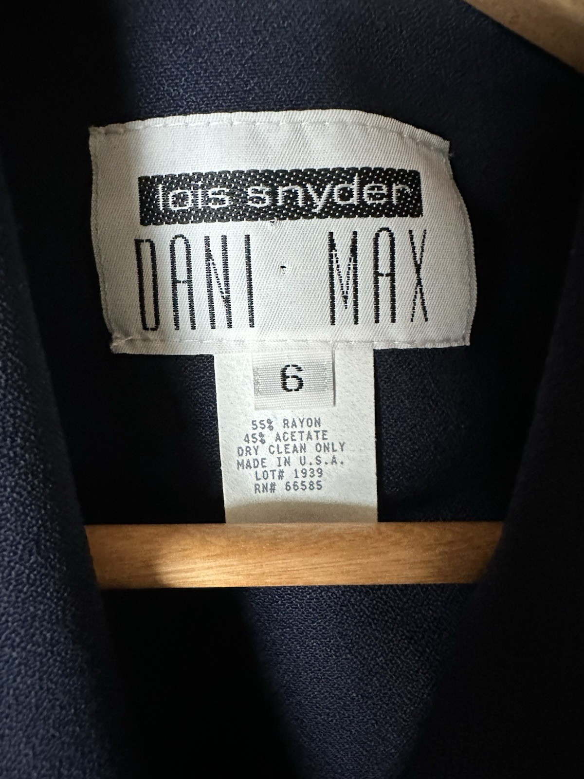 Dani Max Women’s 6 Navy Solid V-Neck Sheath Dress Short Sleeve Pockets