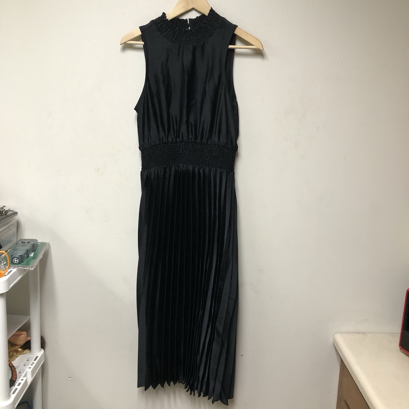 Sofia Jeans Vergara Womens Small S Sleeveless Pleated Dress New NWT