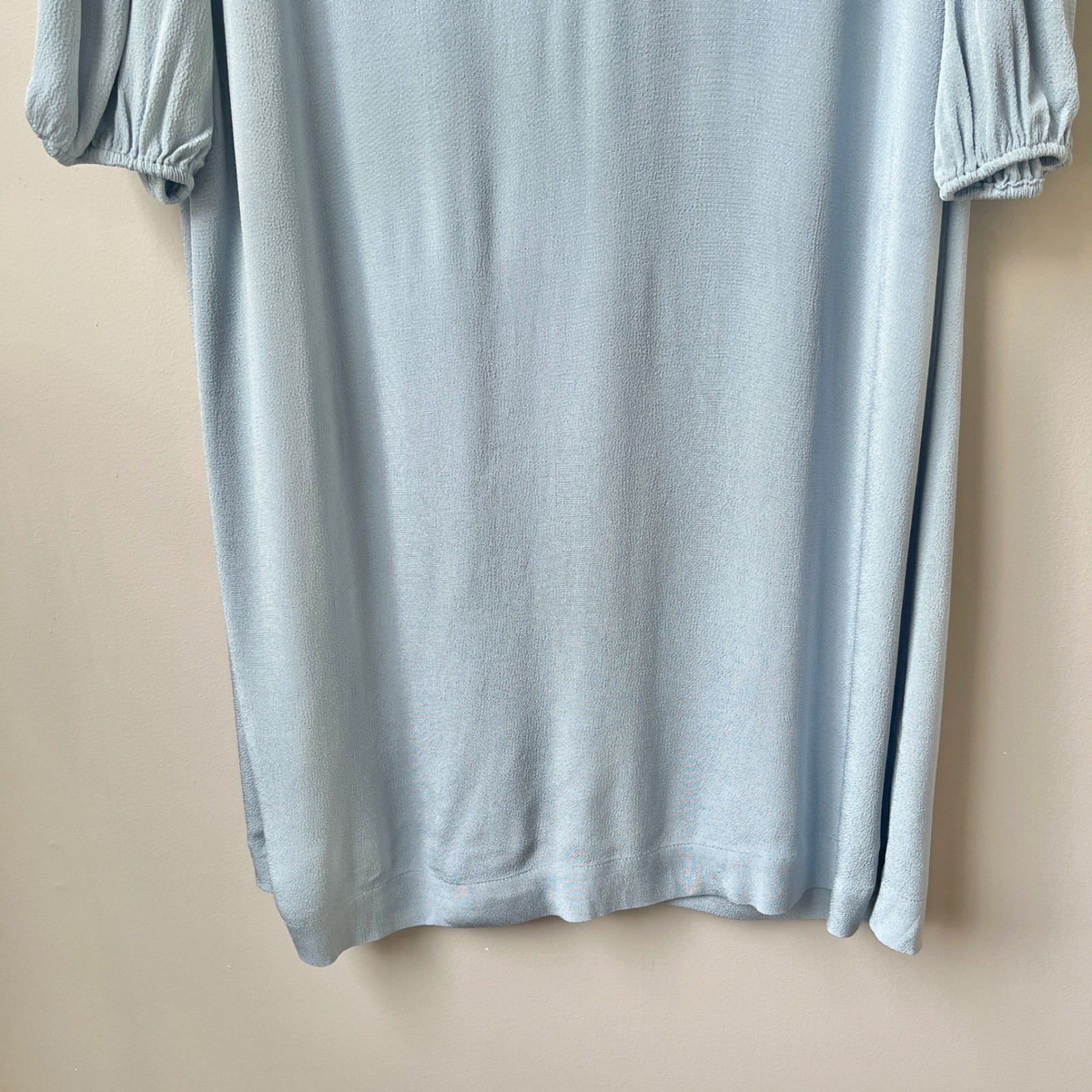 Samsoe Samsoe Dress Women’s Large Dusty Blue Scandi Classic Office Spring Summer