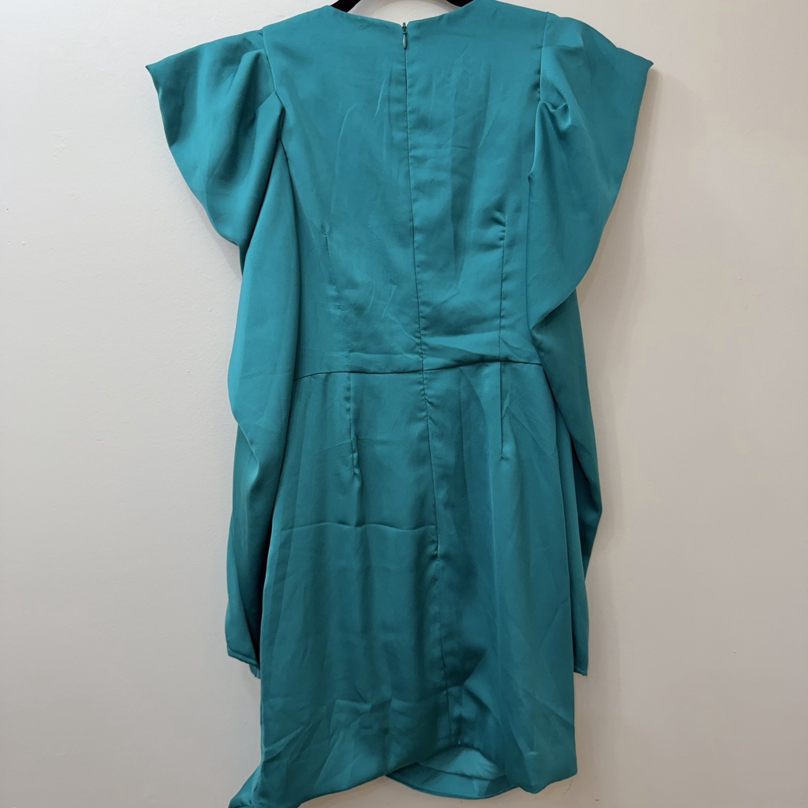 Do + Be Women’s Turquoise Blue Long Sleeve Cocktail Dress Semi Formal NWT S