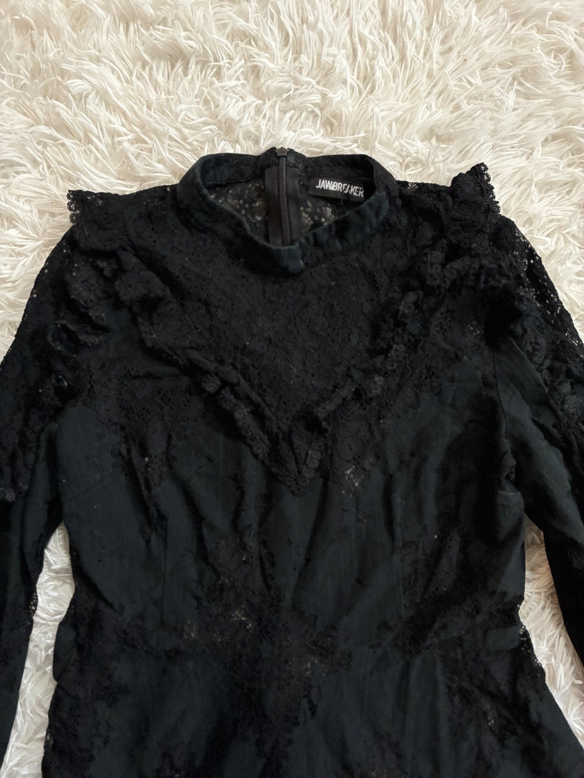 Victorian Steampunk Vampire Goth Witchy Whimsigoth Grunge Alt Emo Dress Black XL