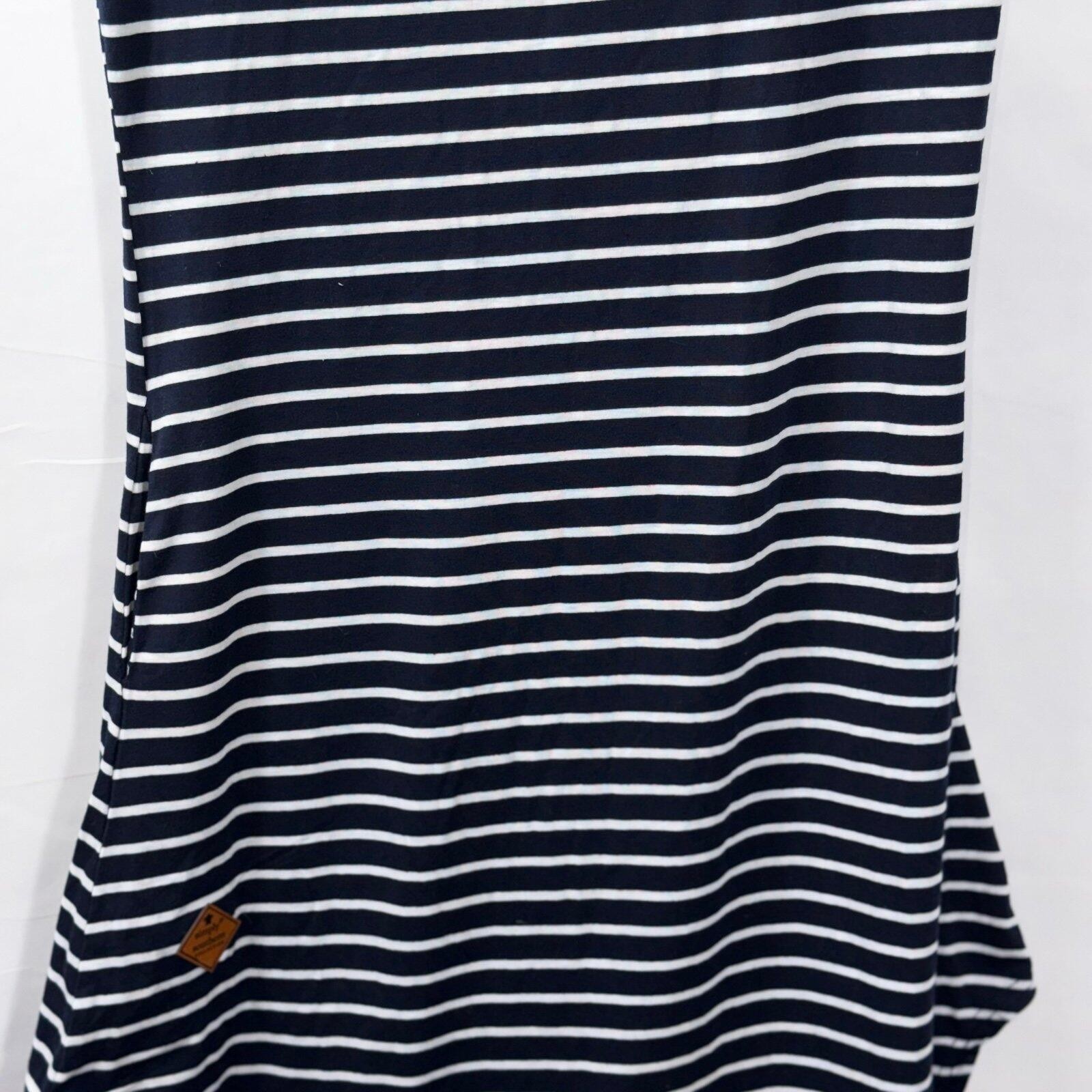 Simply Southern Navy Striped Sequin Accent Midi Dress Size Small