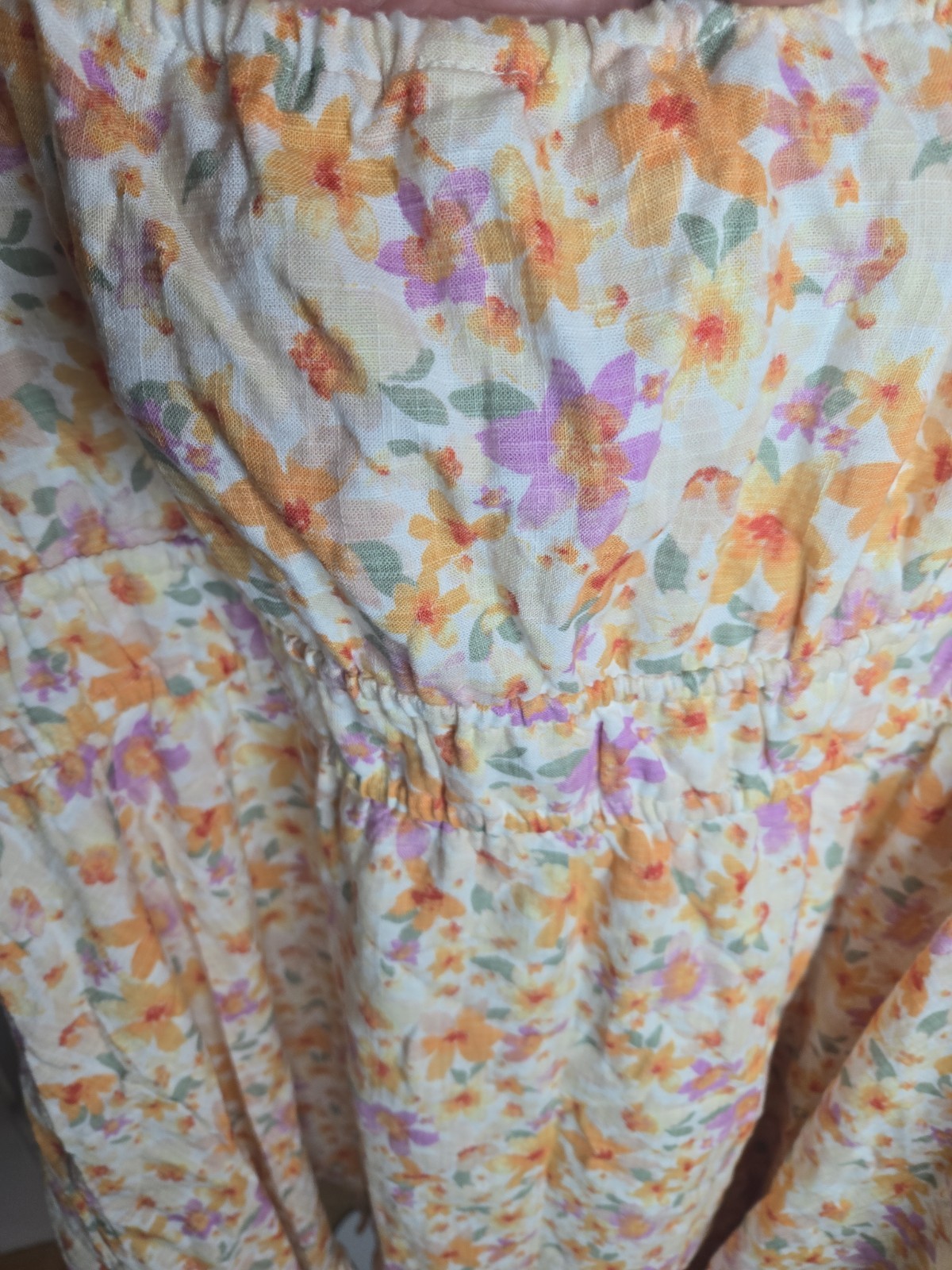 Arizona Jean Co. Orange Multi Floral Dress
