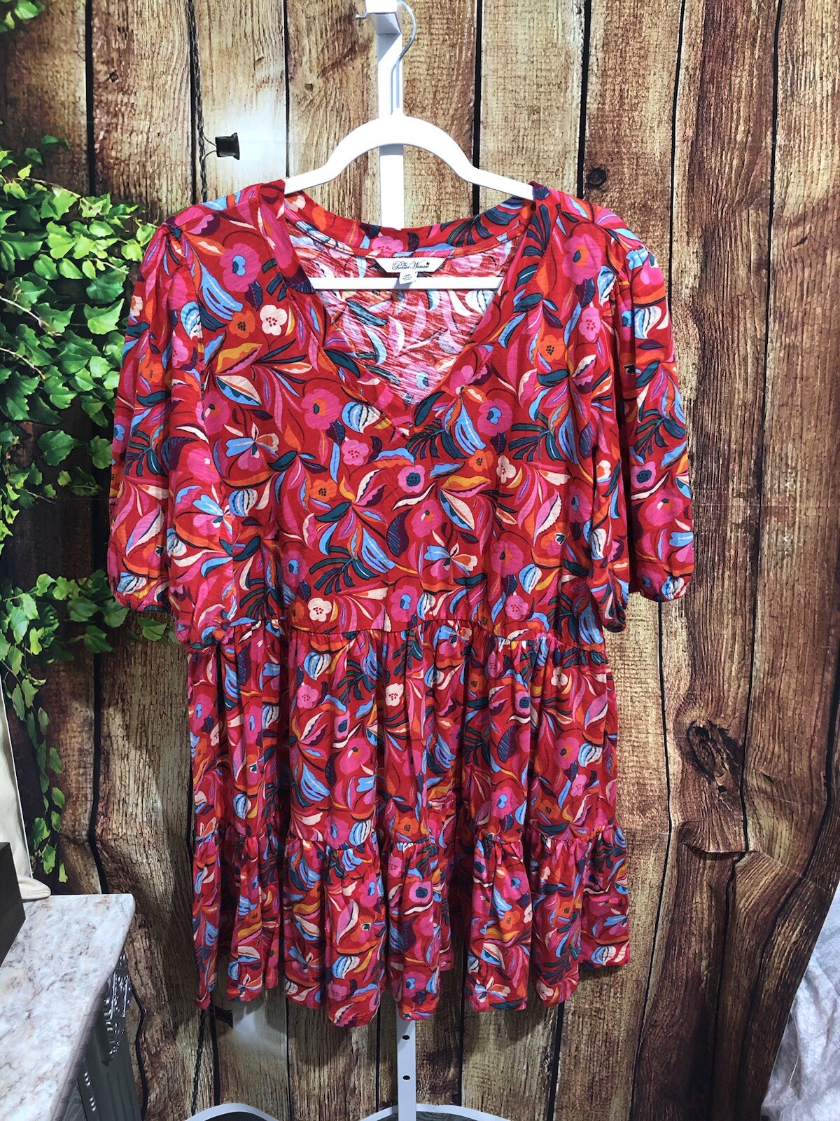 The Pioneer Woman V-neck Tiered Dress Size XXL (20) I-32